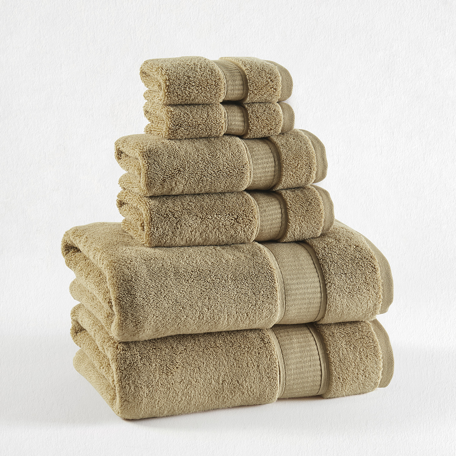 Wheat 6Pc. Towel Set