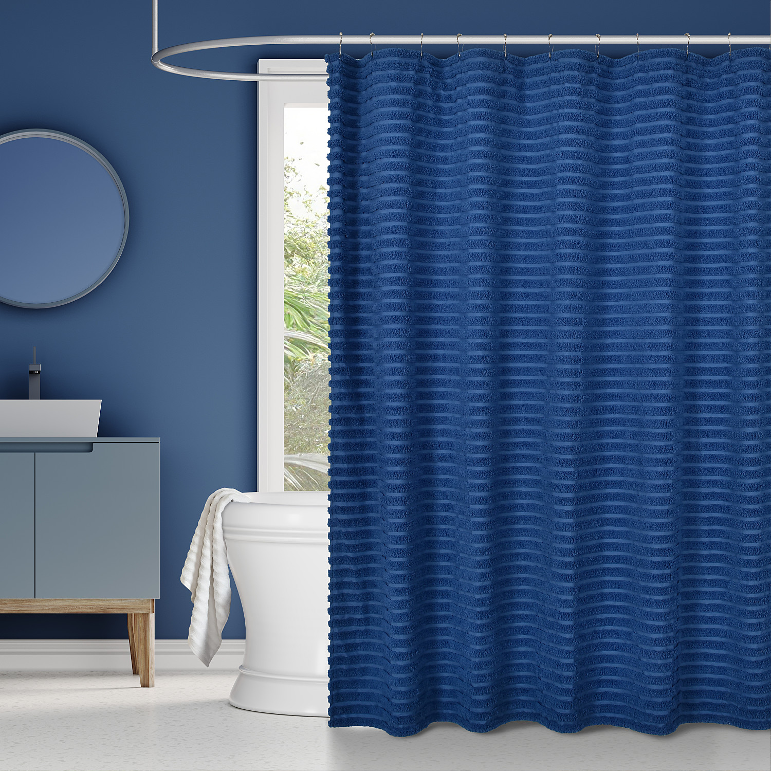 Azure Shower Curtain