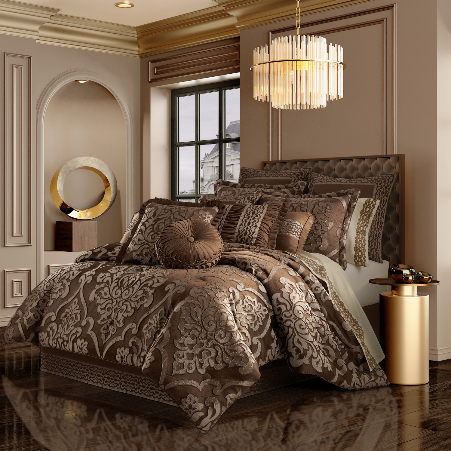 Copper California King 4Pc. Comforter Set