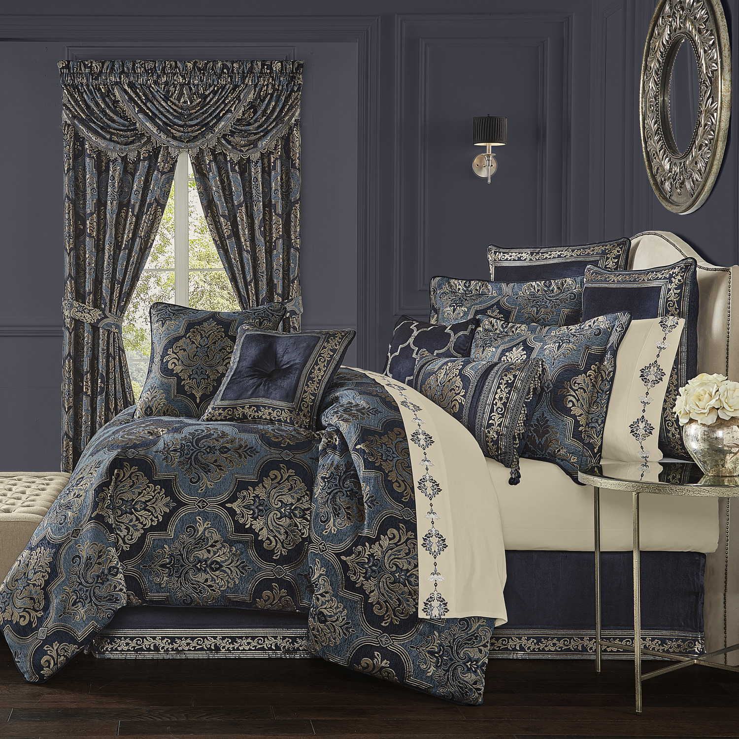 Indigo California King 4Pc. Comforter Set