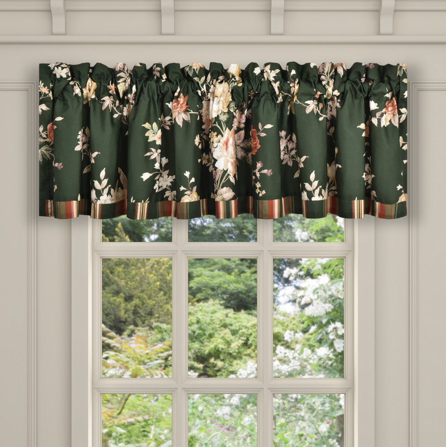 Forest Window Straight Valance