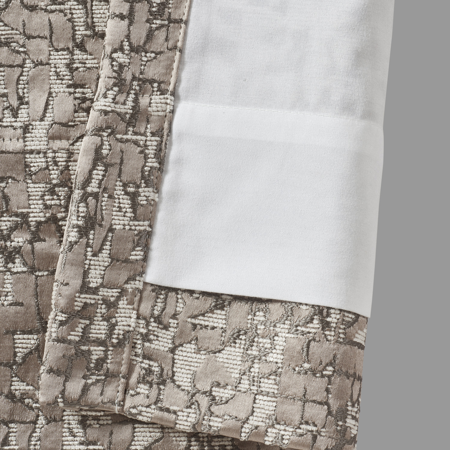 Taupe 84inch Window Panel Pair