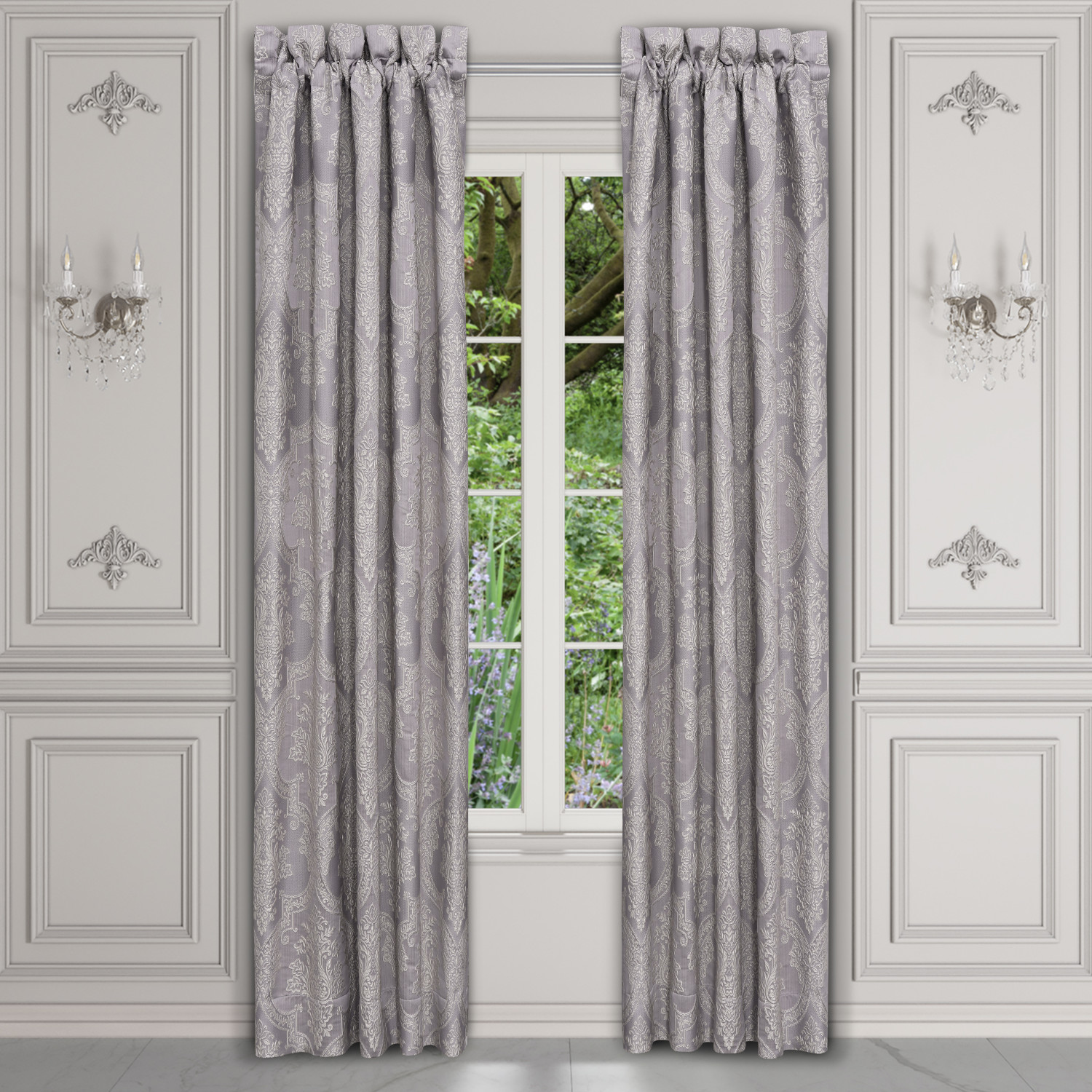 Lavender 95inch Window Panel Pair