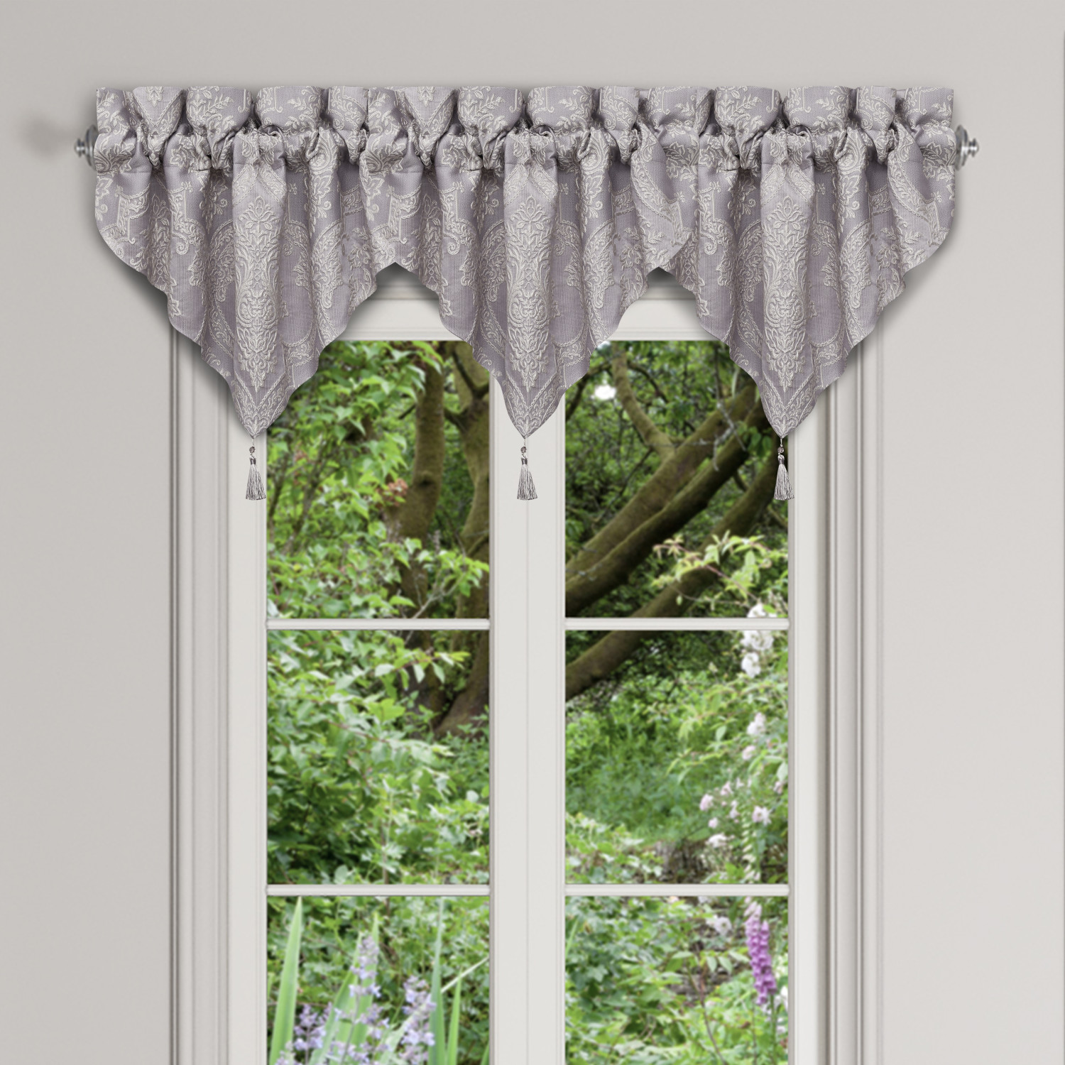 Lavender Window Ascot Valance