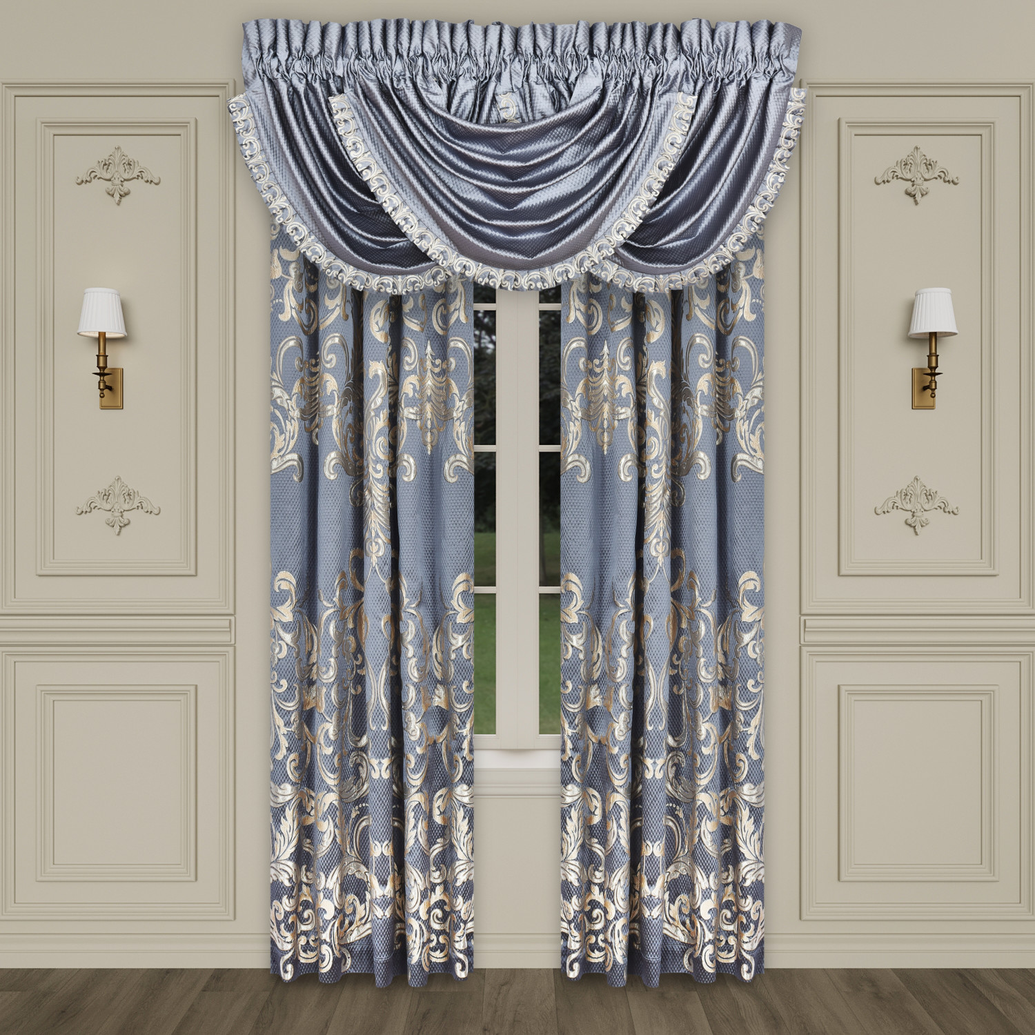 Powder Blue Queen 4Pc. Comforter Set