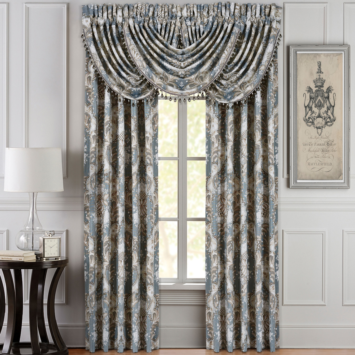 French Blue 84inch Window Panel Pair
