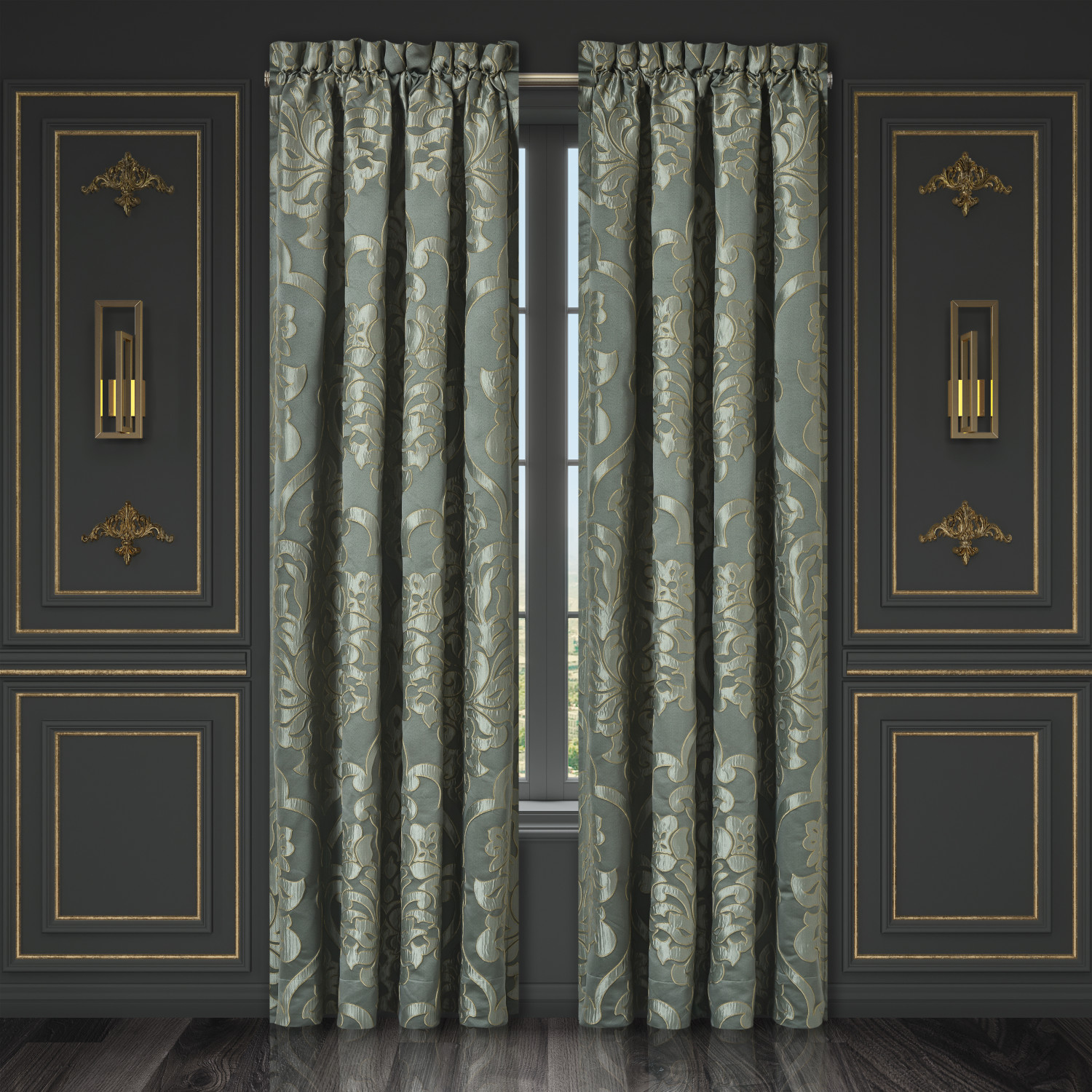 Jade 95inch Window Panel Pair