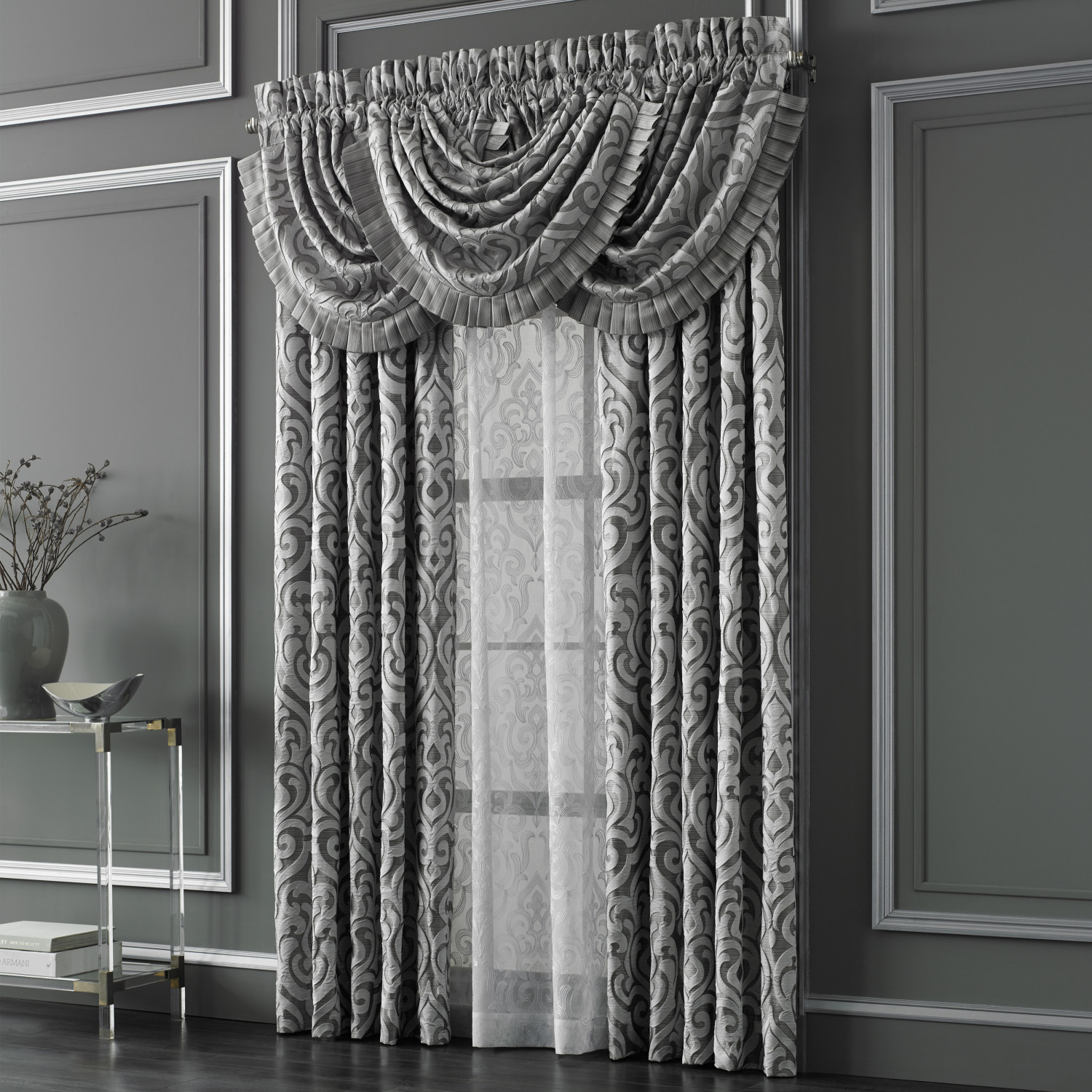 Silver California King 4Pc. Comforter Set