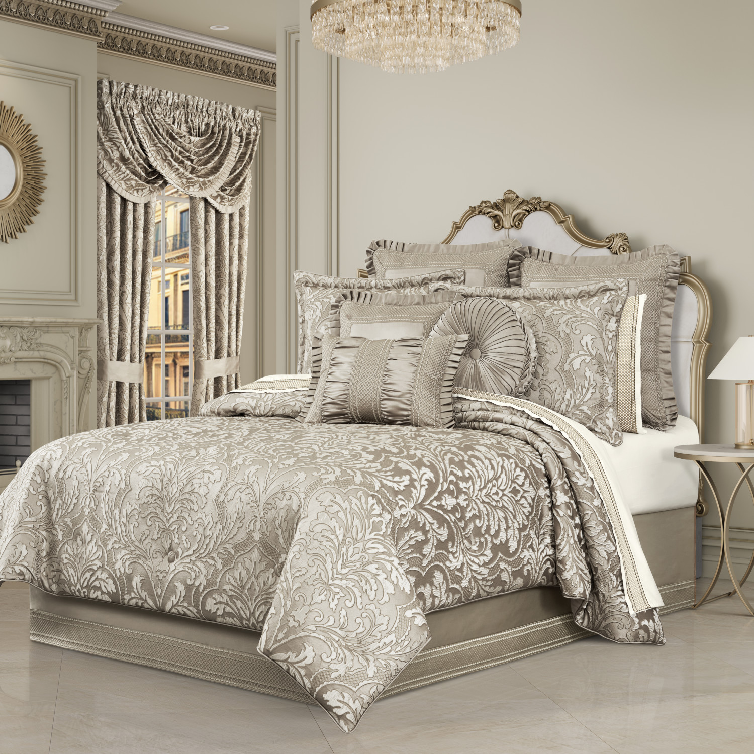 Flax Queen 4Pc. Comforter Set