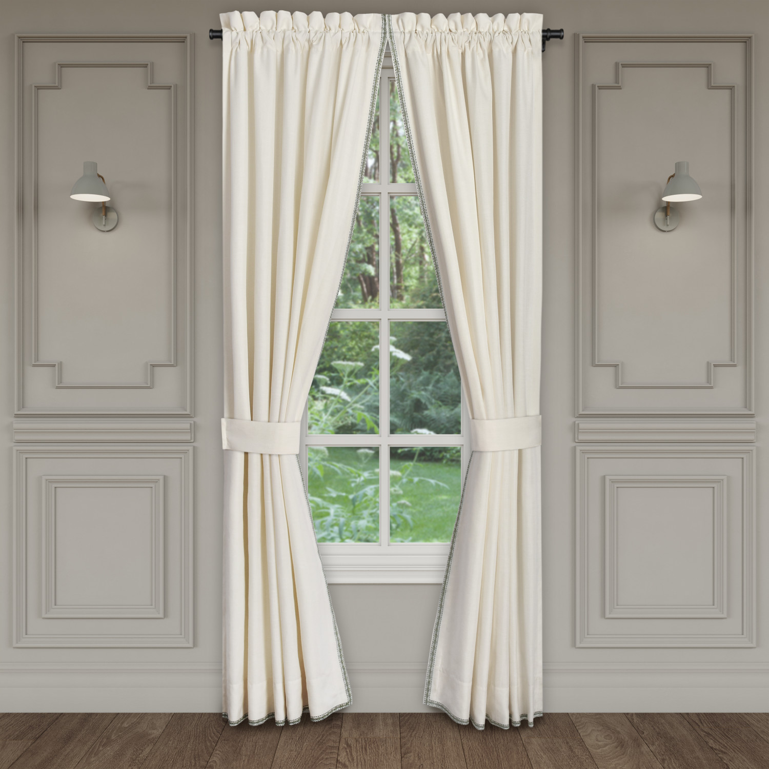 Cream 84inch Window Panel Pair