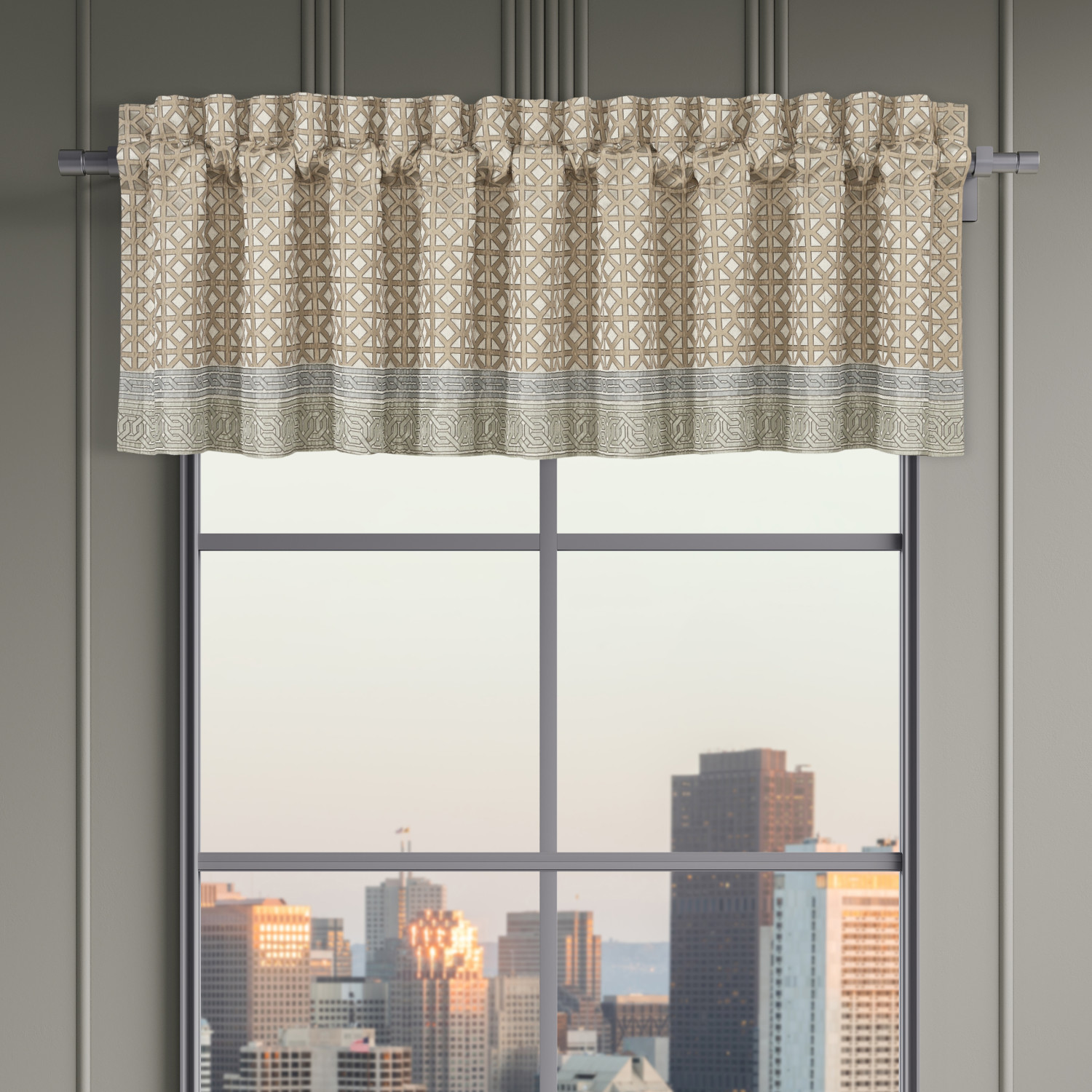 Spa Window Straight Valance