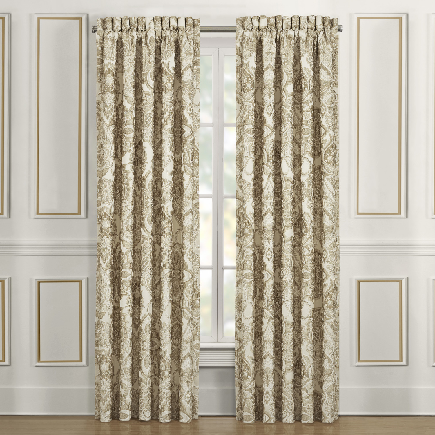 Beige 84inch Window Panel Pair
