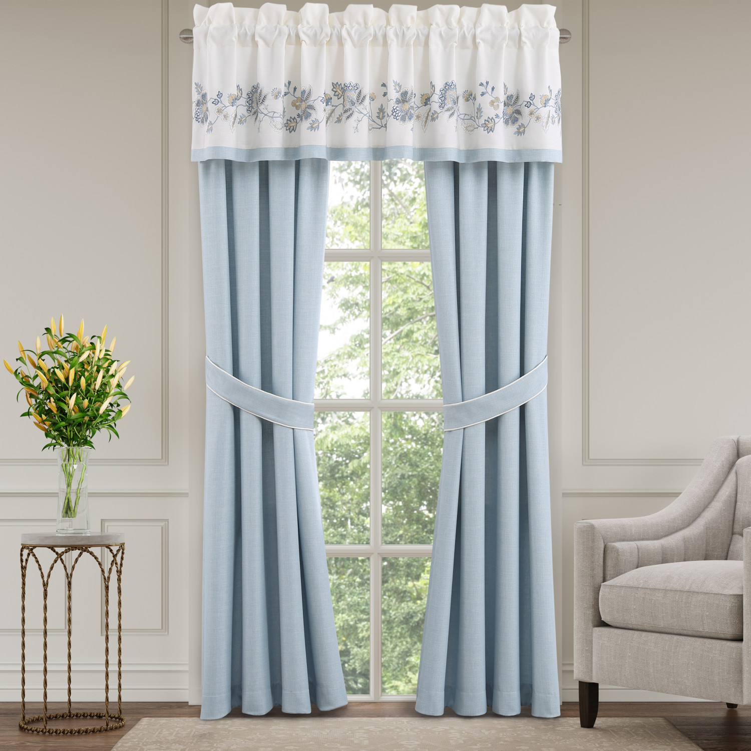 Chambray Queen 4Pc. Comforter Set