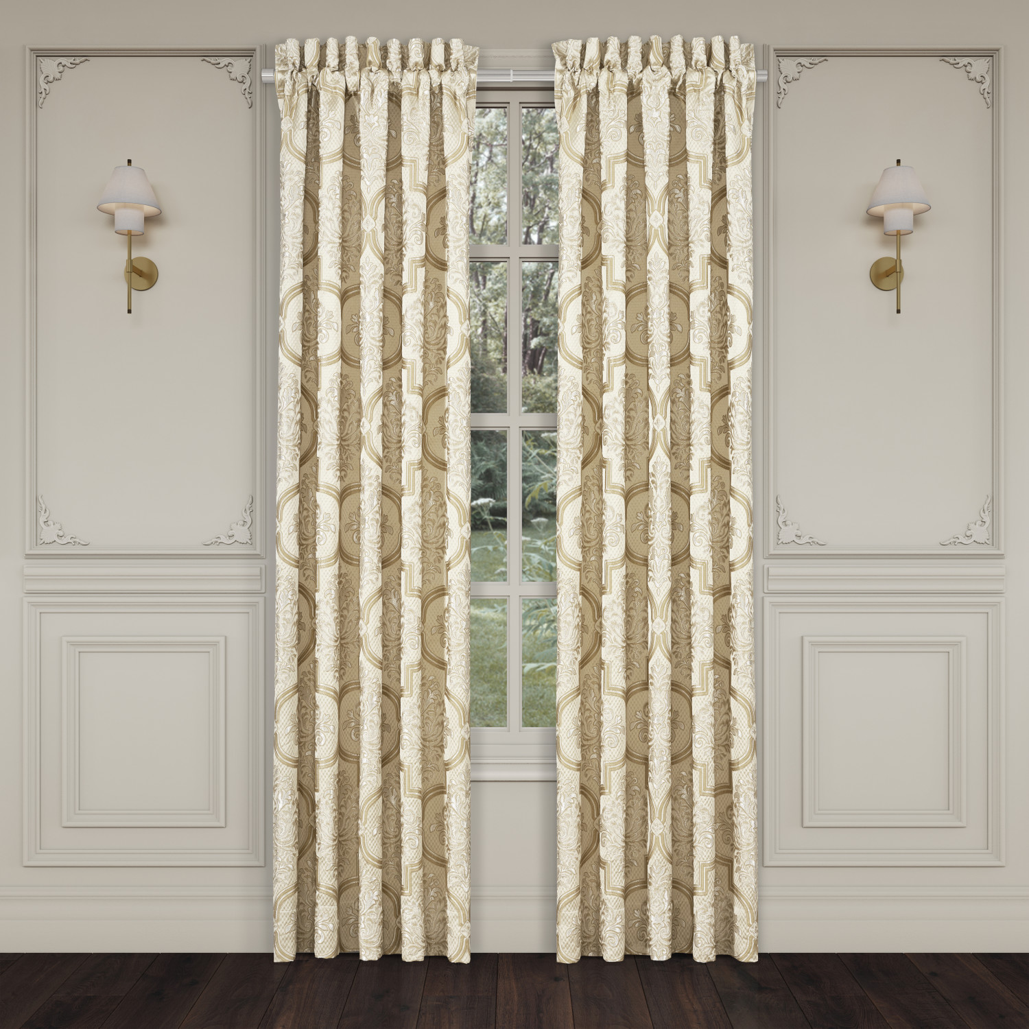 Champagne 84inch Window Panel Pair