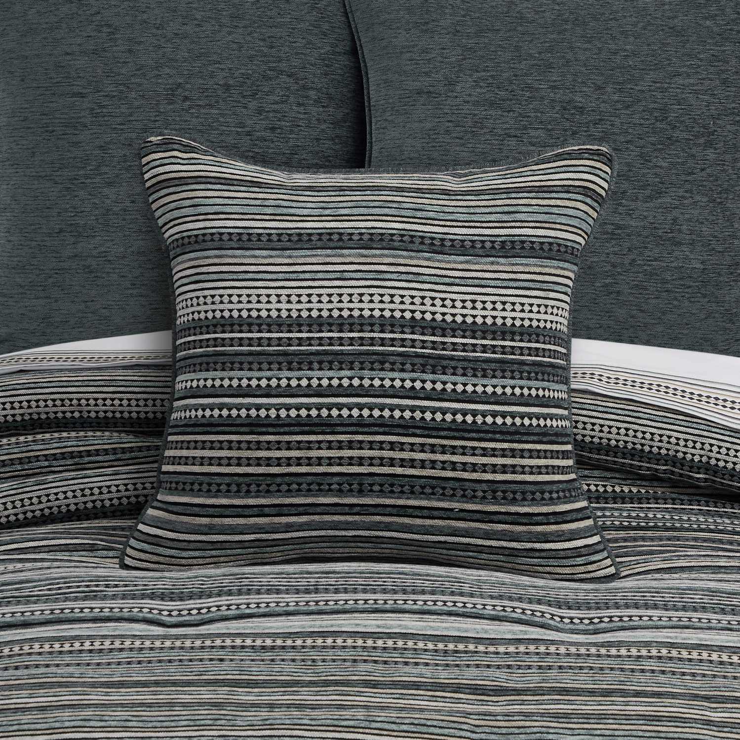 Slate 20inch Square Decorative Throw Pillow