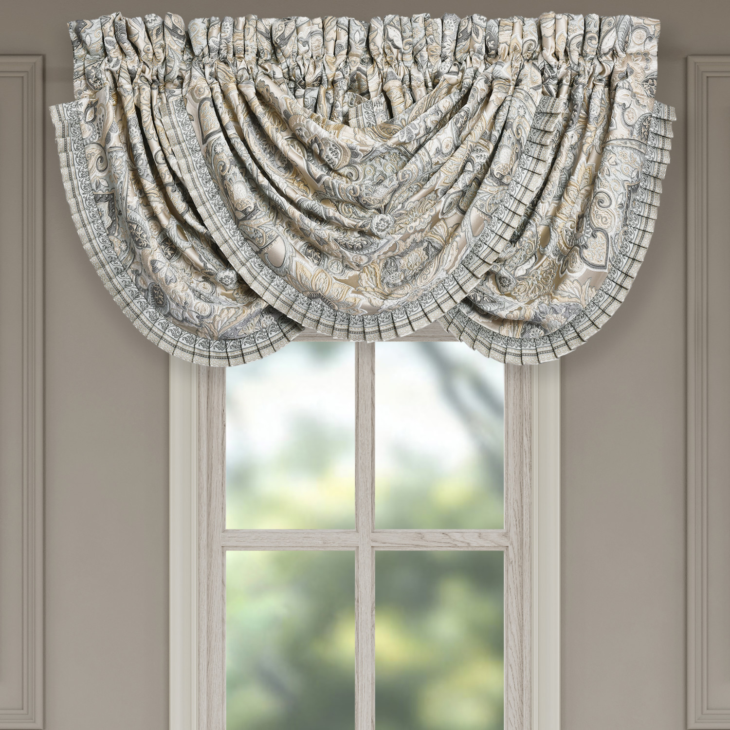 Spa Window Waterfall Valance