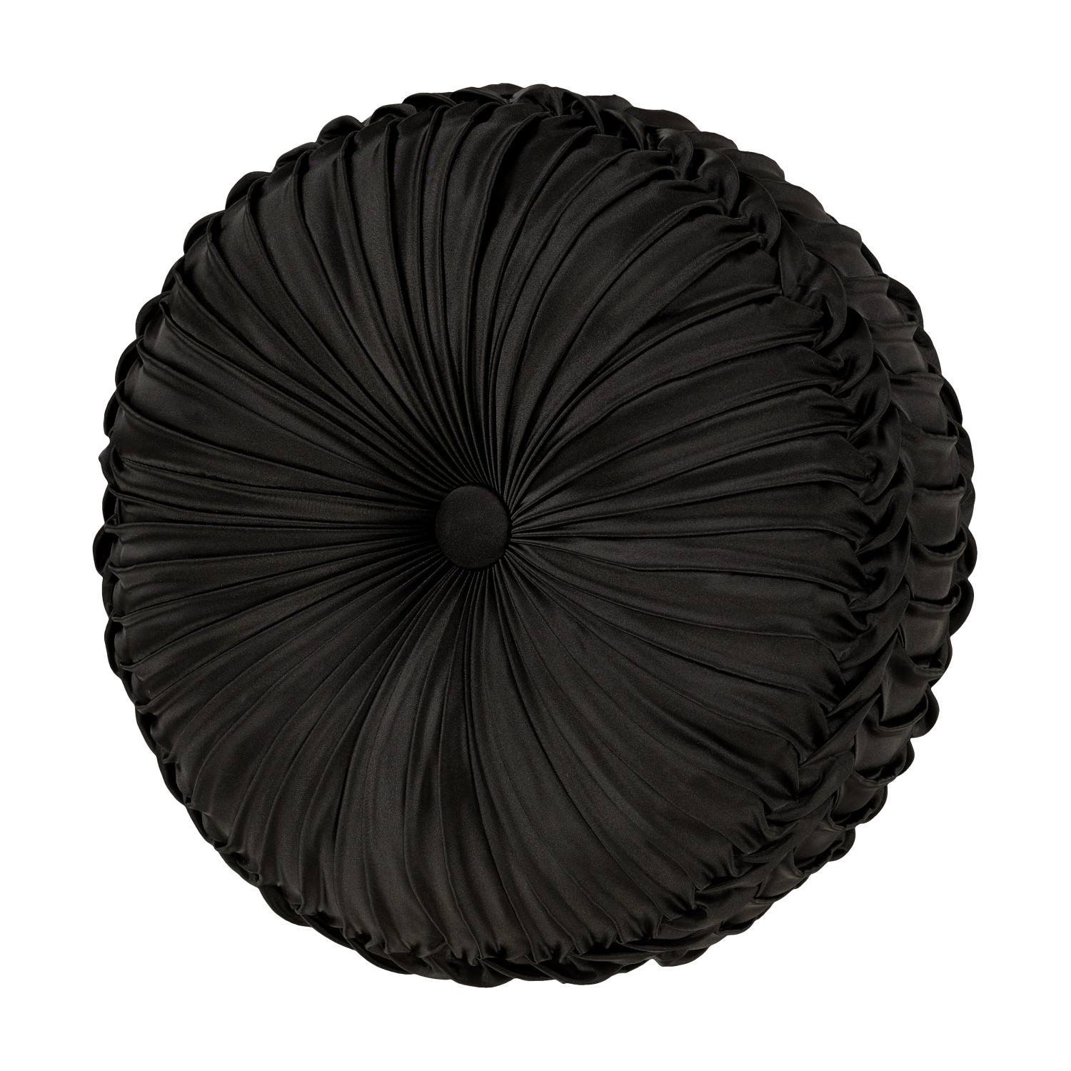 Onyx Tufted Round Decorative Throw Pillow
