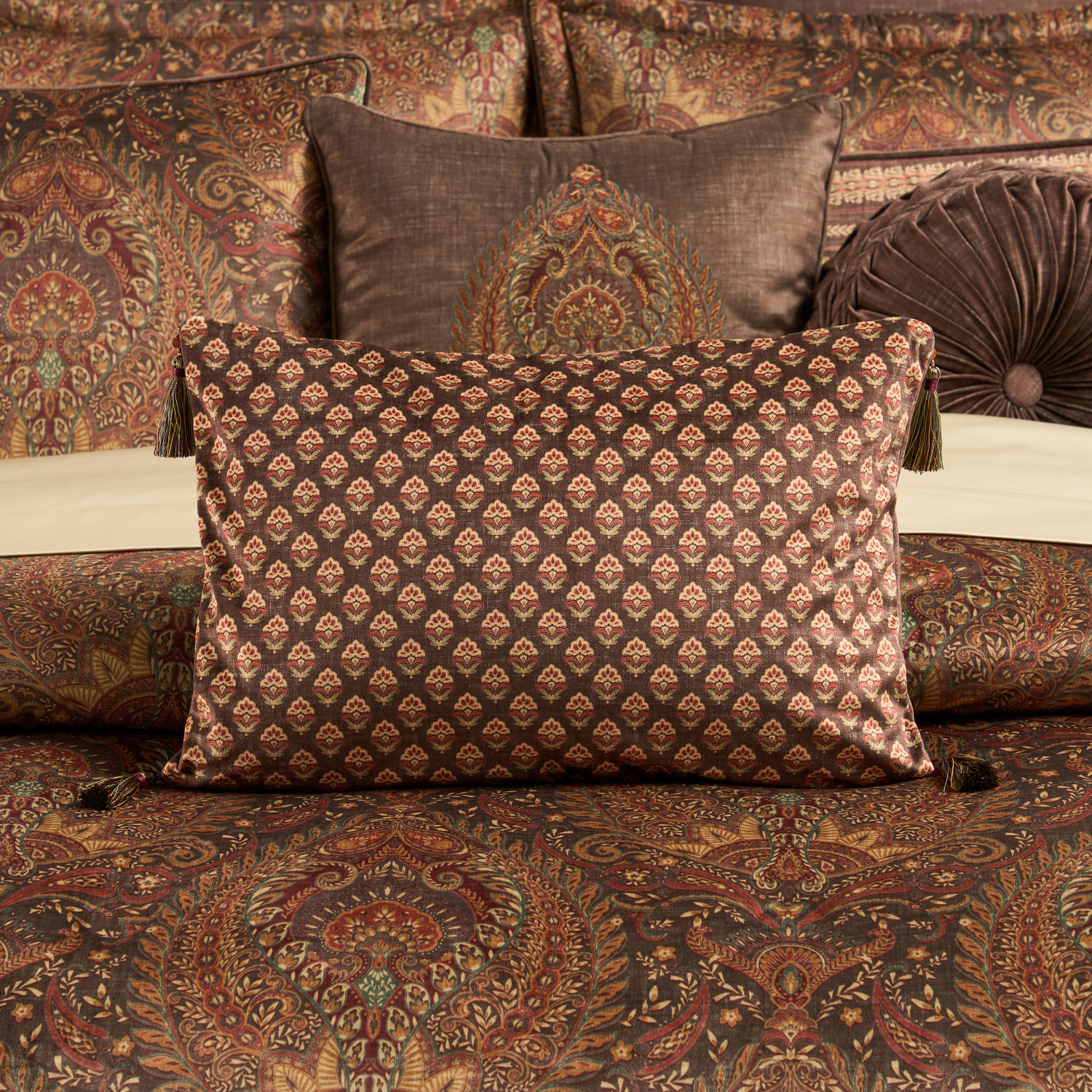 Chocolate Boudoir Decorative Throw Pillow