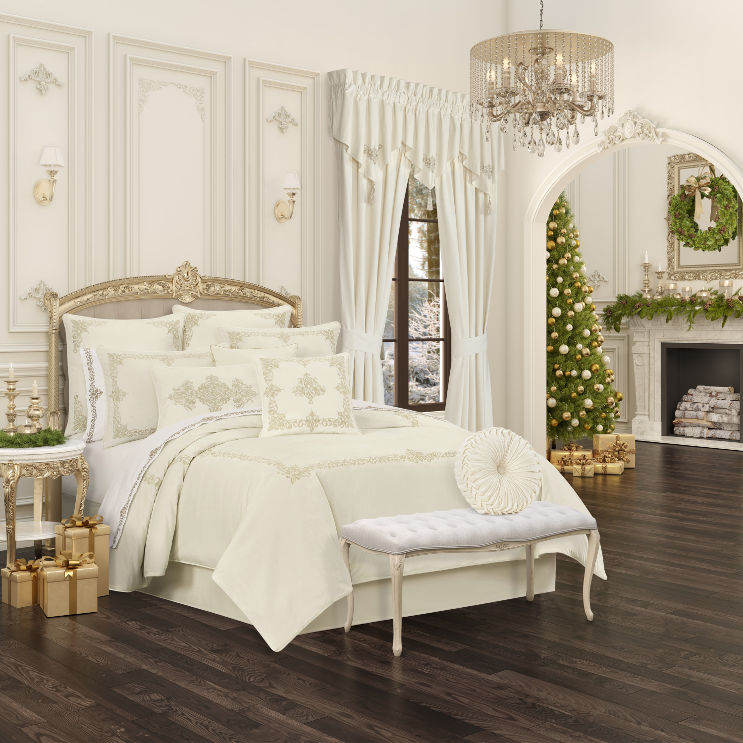 Winter White Euro Sham