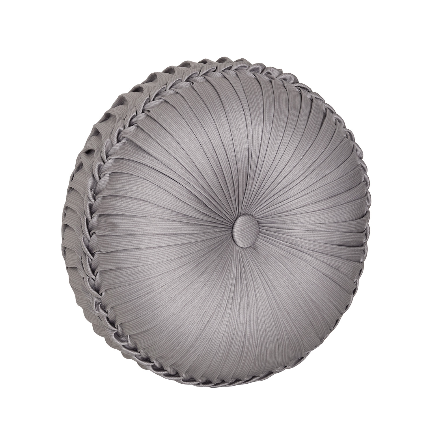 Lavender Tufted Round Decorative Throw Pillow