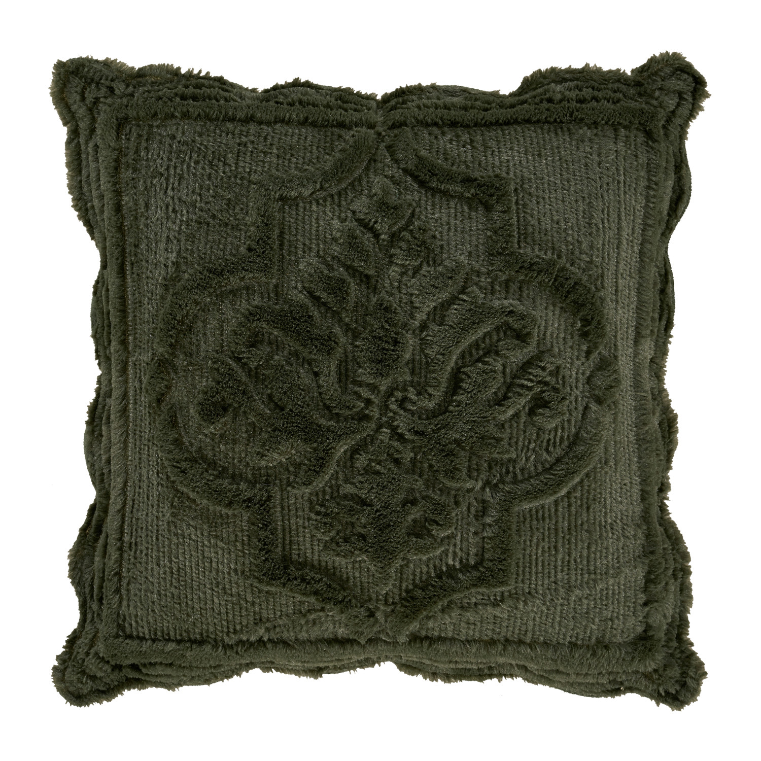 Evergreen 18inch Square Quilted Decorative Throw Pillow