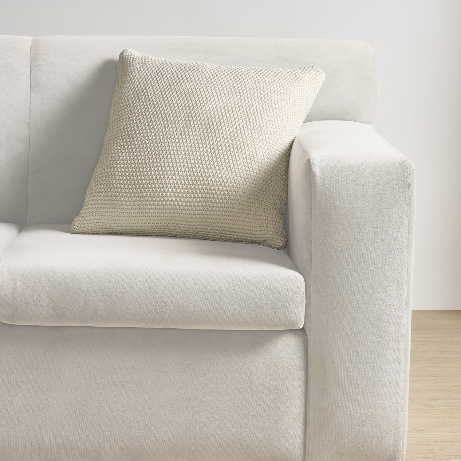 Parchment 20inch Square Decorative Throw Pillow Cover