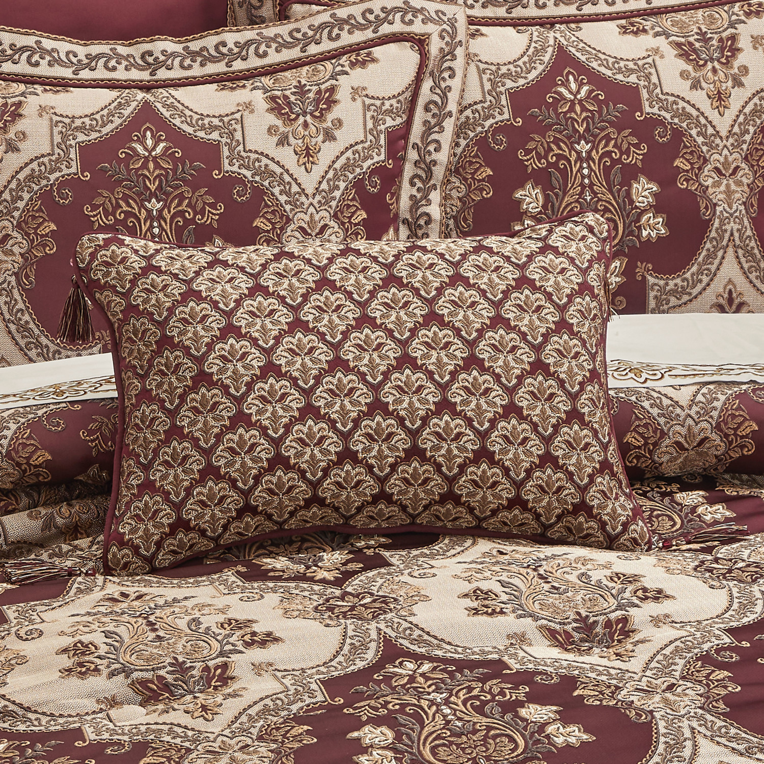 Bordeaux Boudoir Decorative Throw Pillow