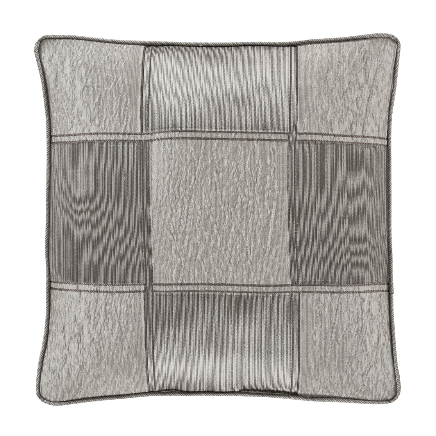 Charcoal 18inch Square Decorative Throw Pillow