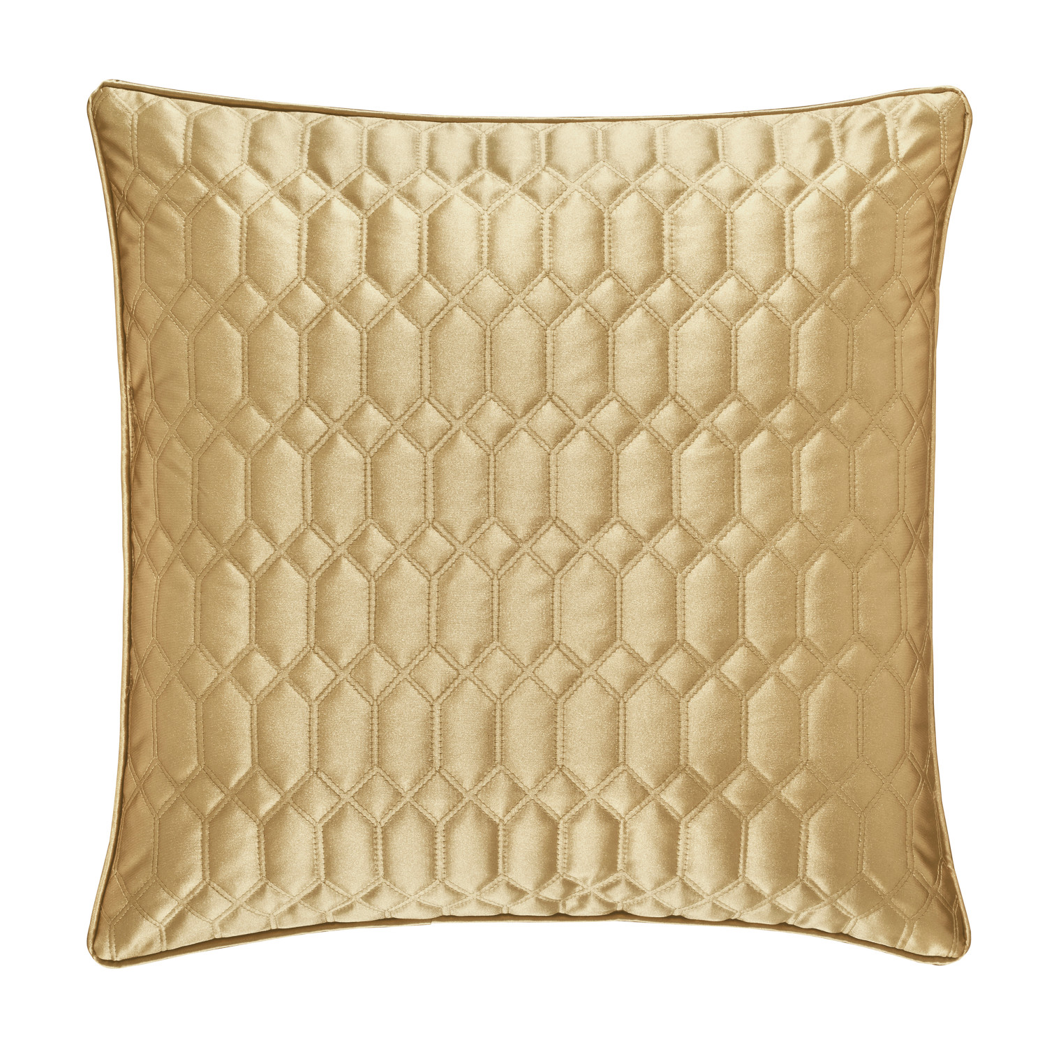 Gold 20inch Square Decorative Throw Pillow