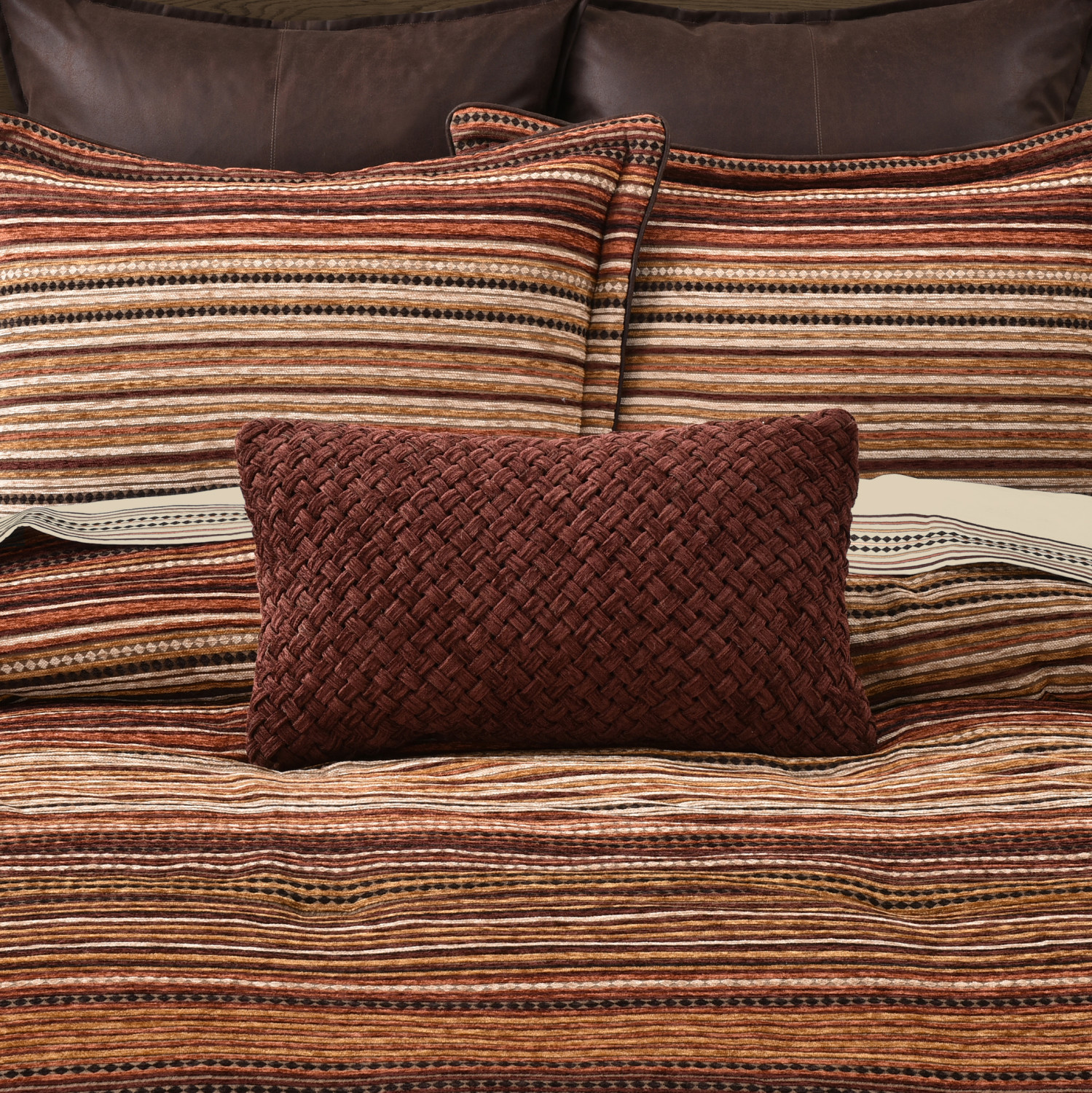 Burnt Sienna Boudoir Decorative Throw Pillow