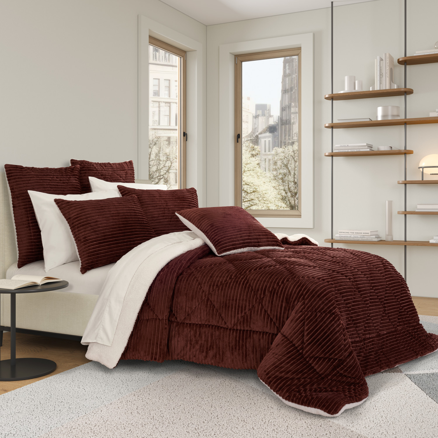 Brick Full/Queen 3Pc. Comforter Set