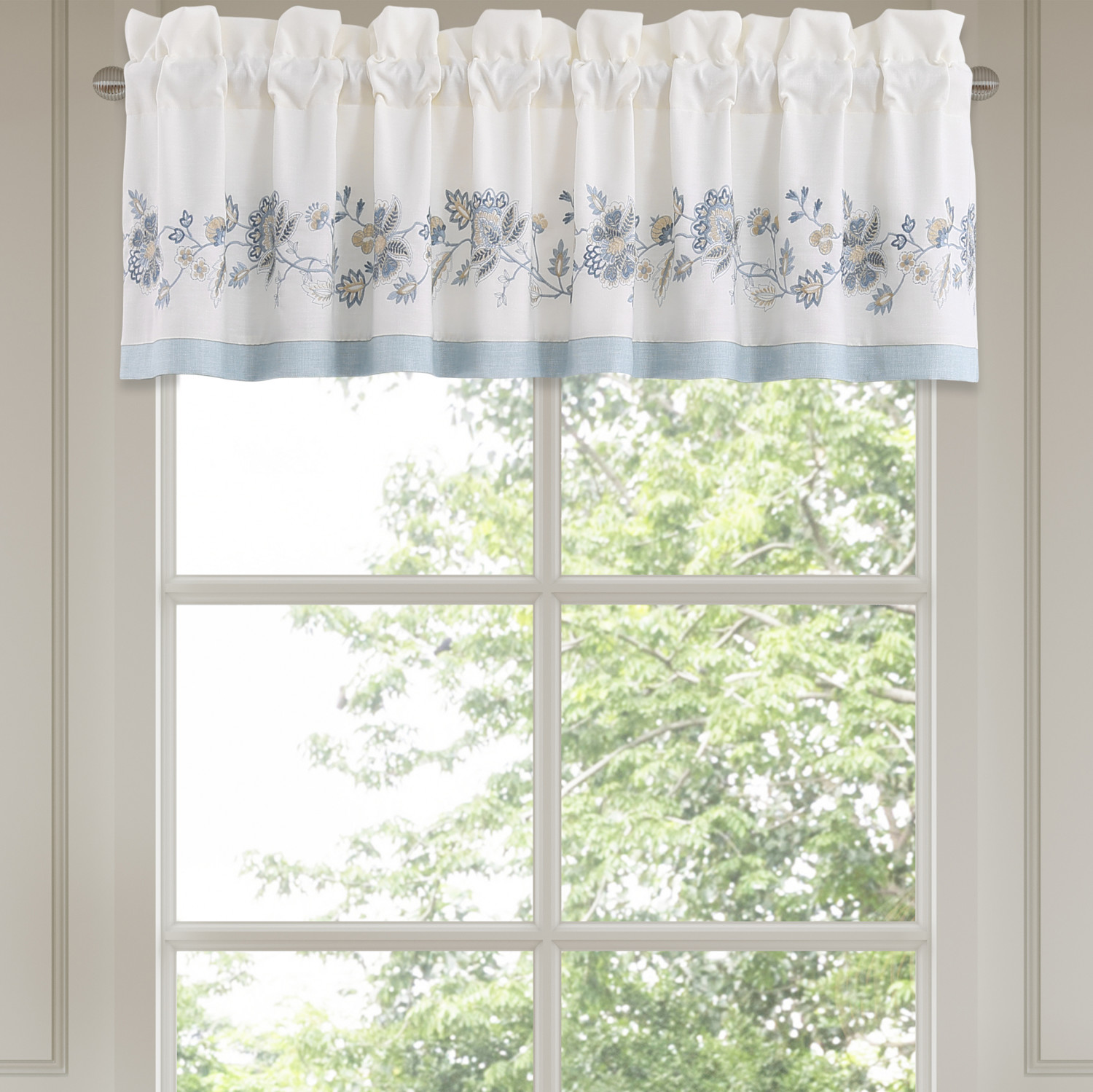 Chambray Window Straight Valance