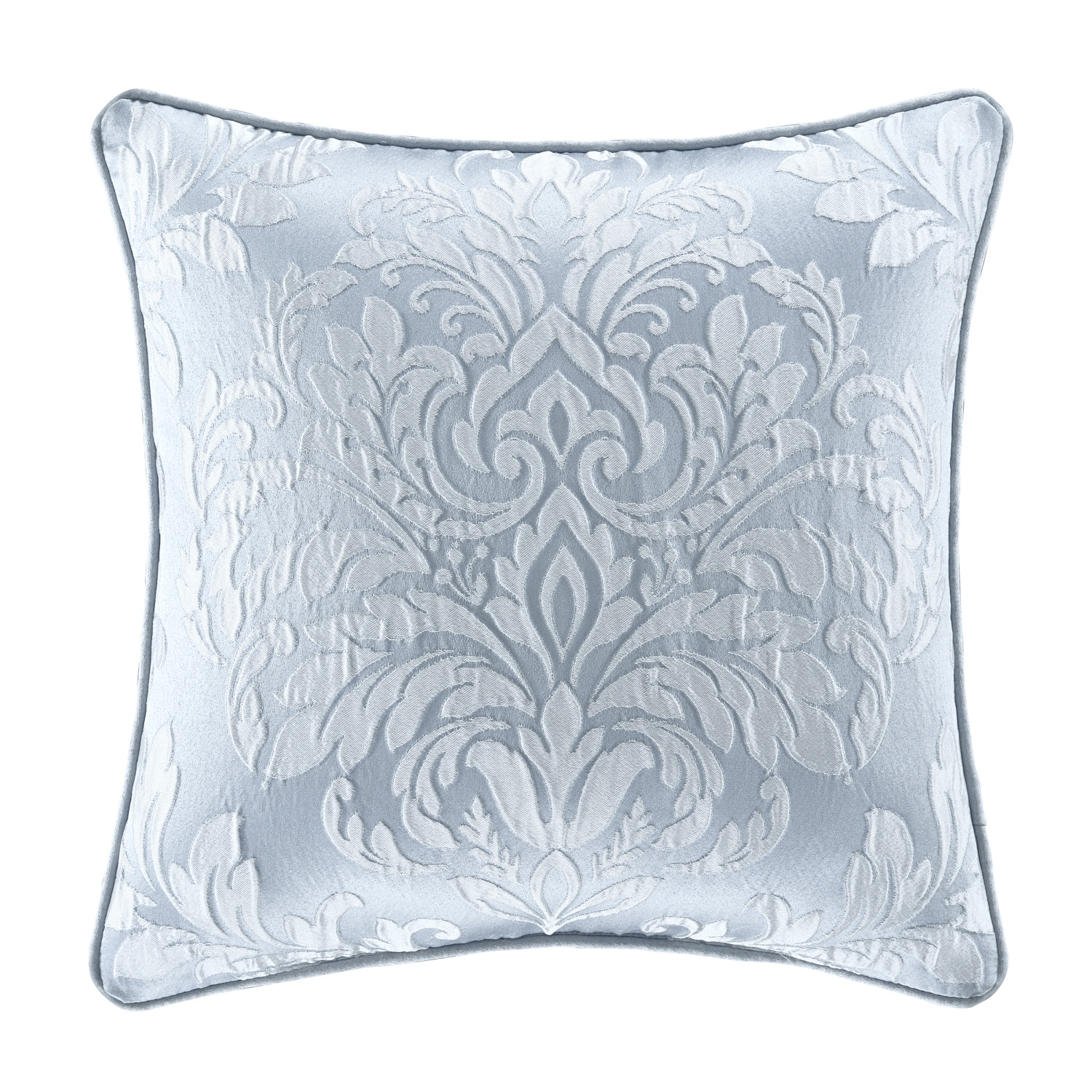 Powder Blue 18inch Square Decorative Throw Pillow