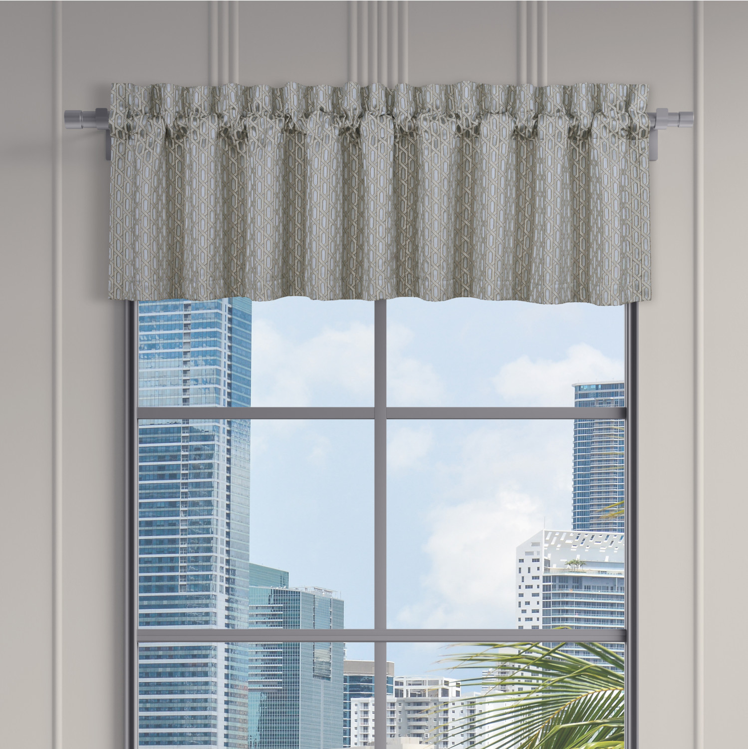 Cloud Window Straight Valance