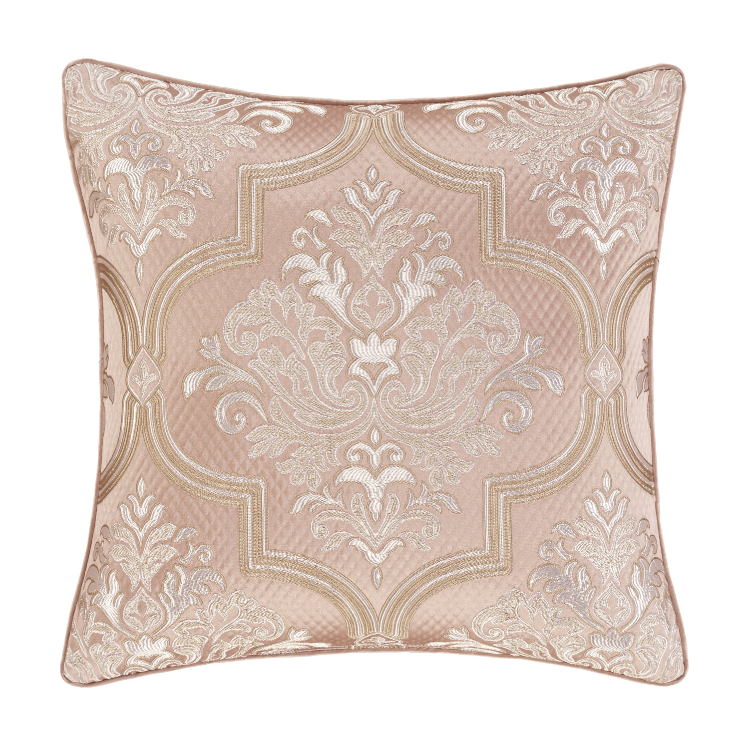 Blush 20inch Square Decorative Throw Pillow