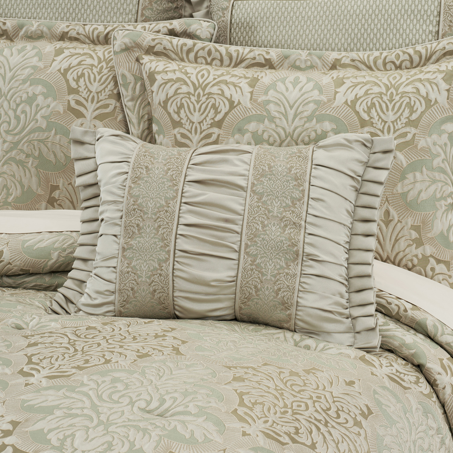 Aqua Boudoir Decorative Throw Pillow