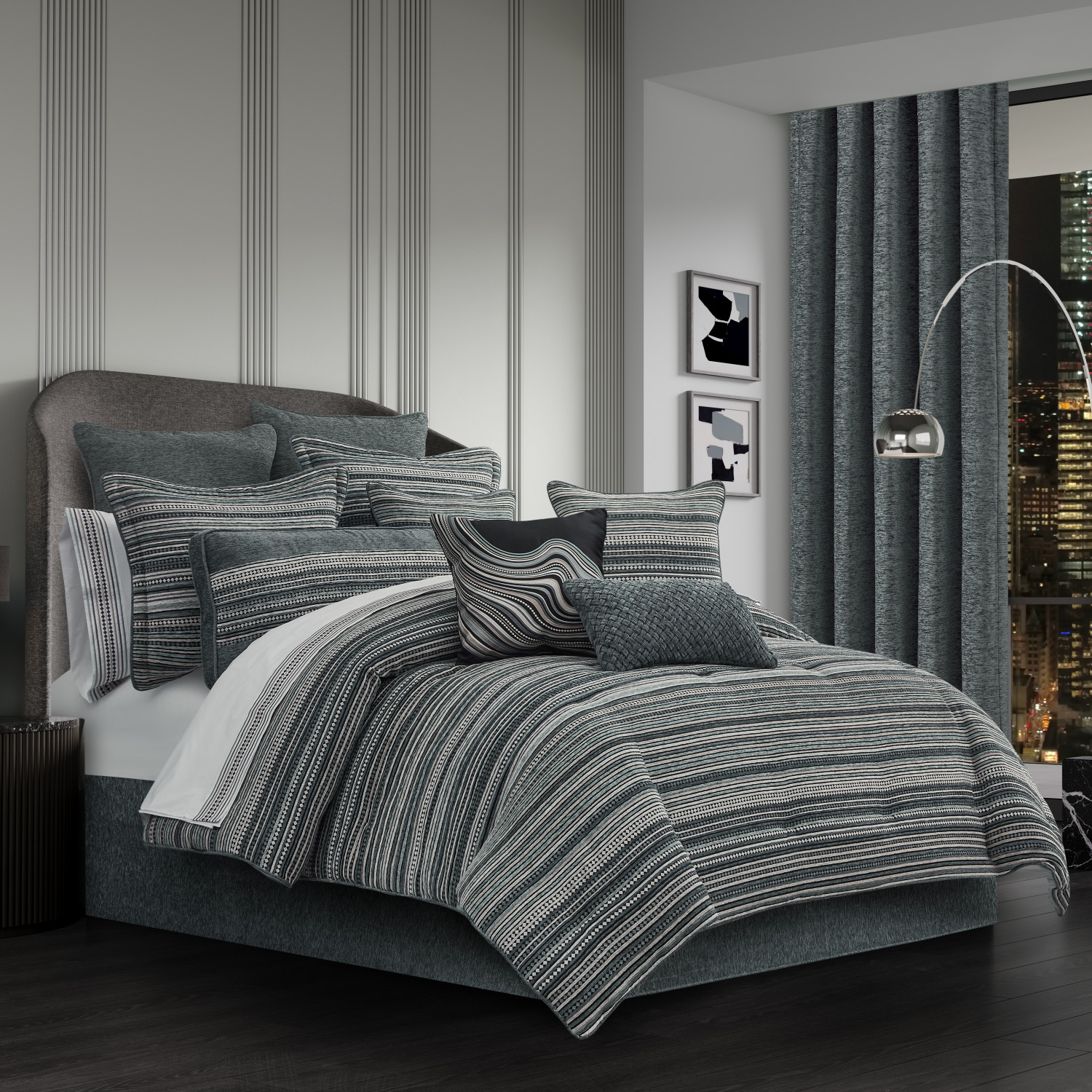 Slate Queen 4Pc. Comforter Set