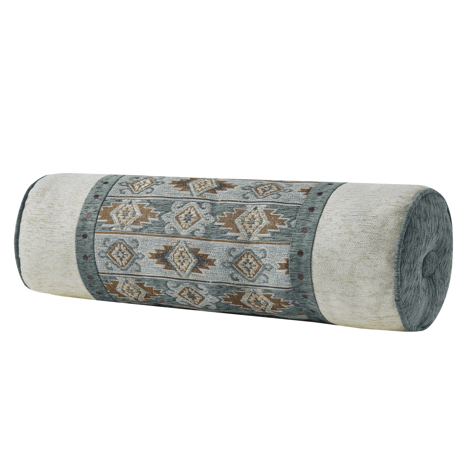Turquoise Neckroll Pillow