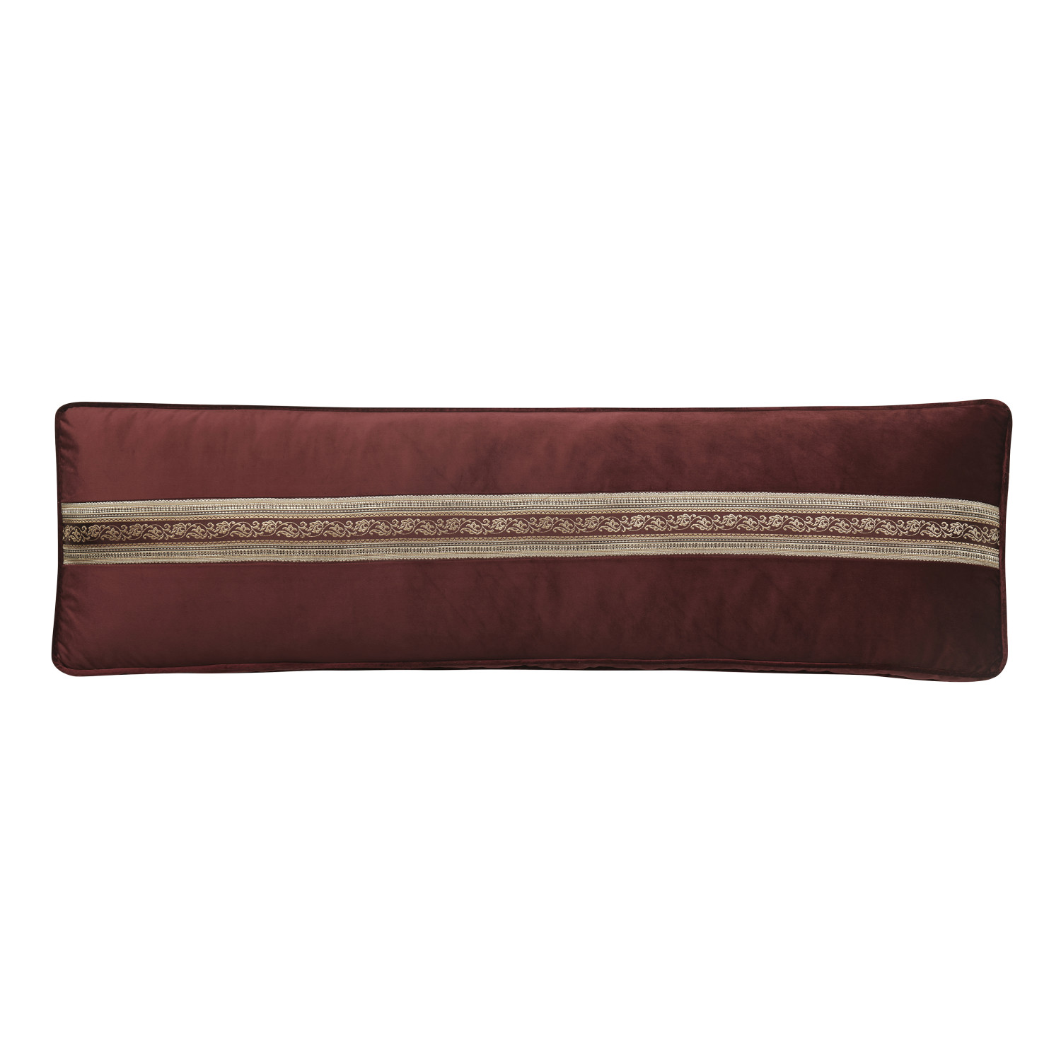 Crimson Bolster Decorative Throw Pillow