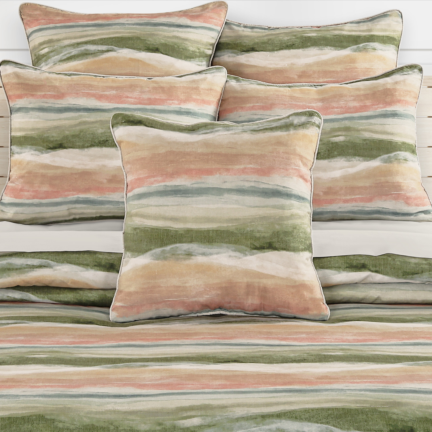 Coral 18inch Square Decorative Throw Pillow