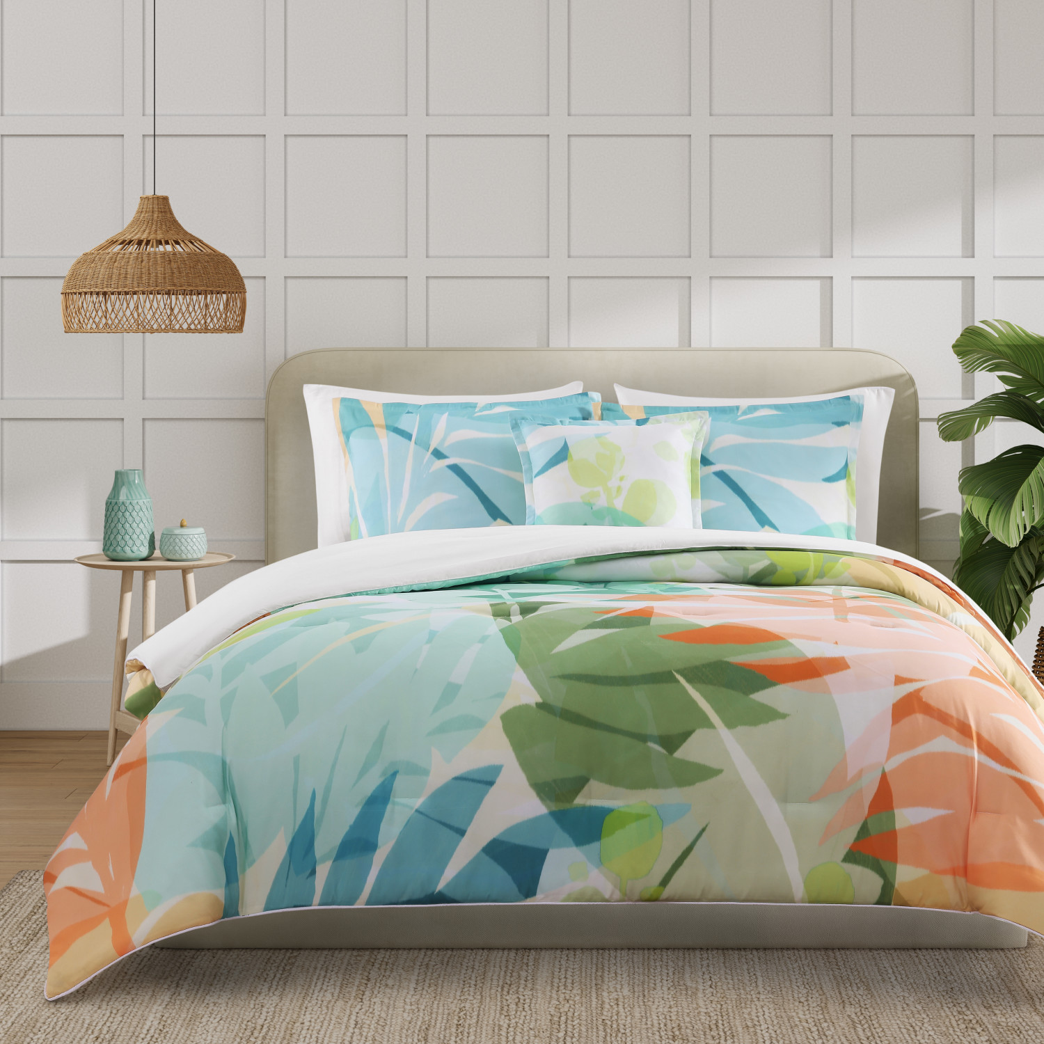 Green 18inch Square Decorative Throw Pillow