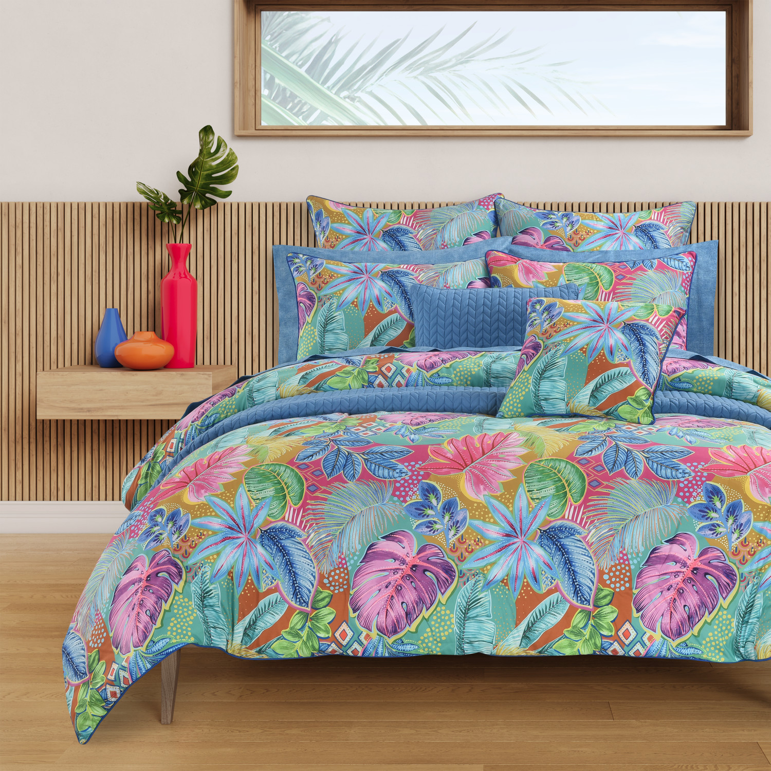 Turquoise 18inch Square Decorative Throw Pillow