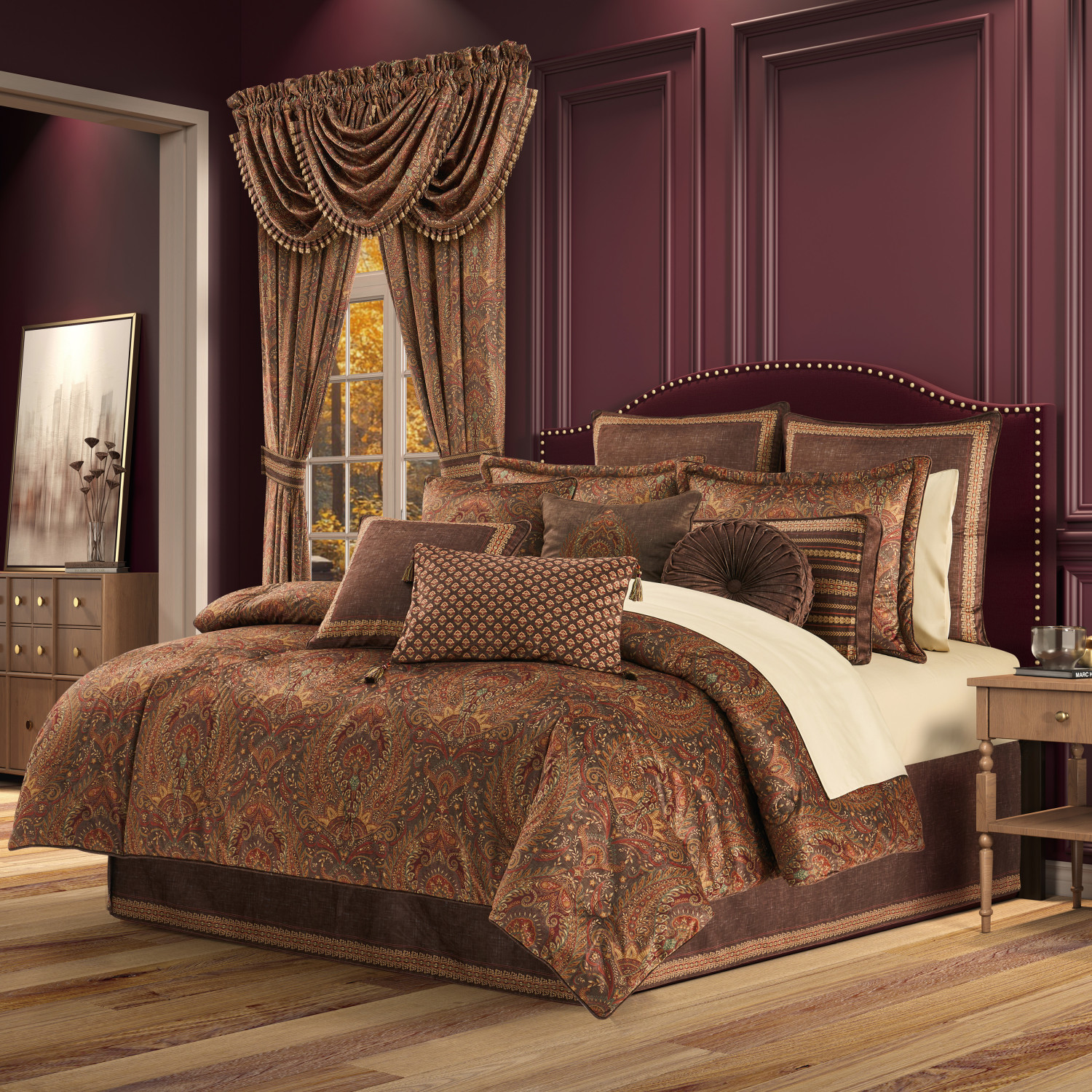 Chocolate Queen 4Pc. Comforter Set