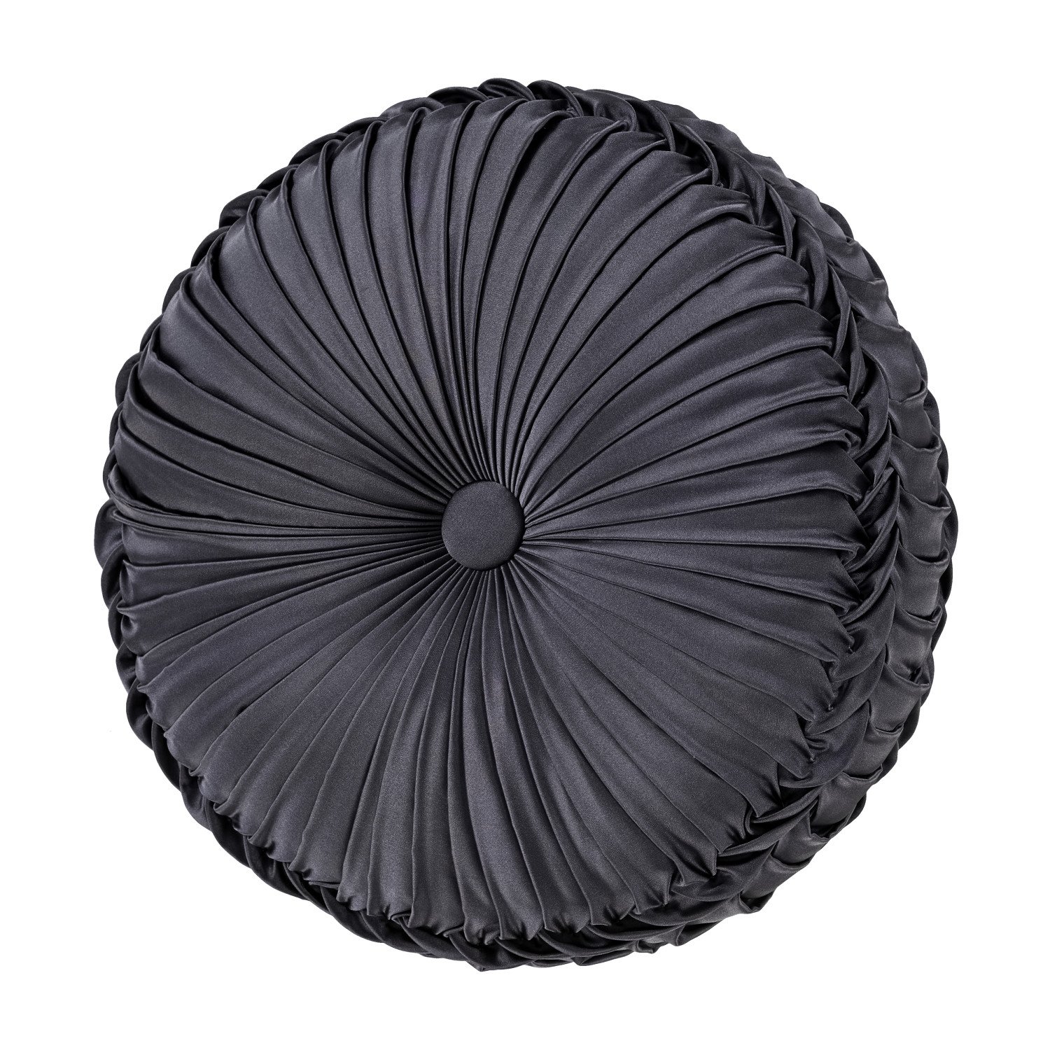 Indigo Tufted Round Decorative Throw Pillow