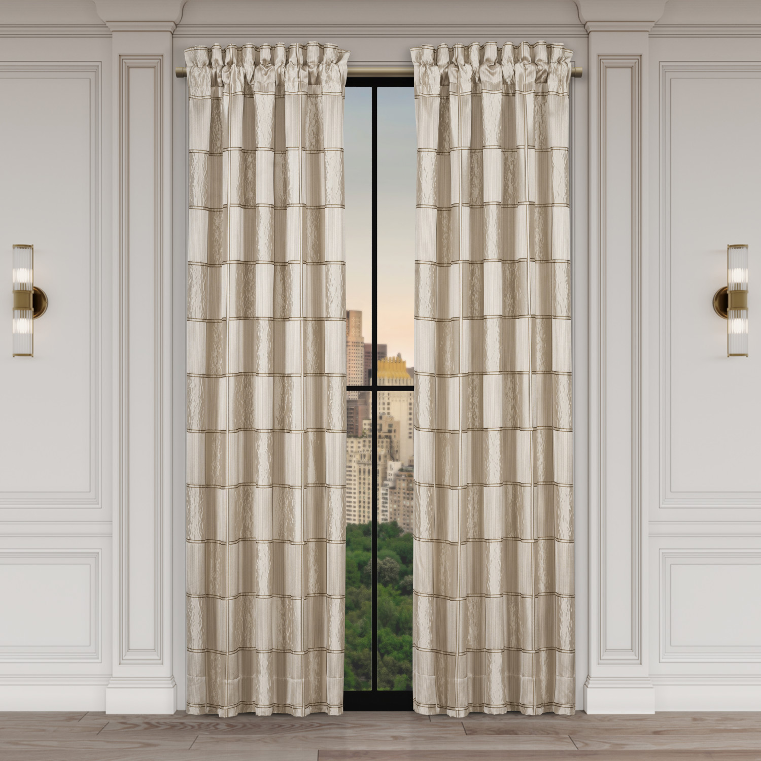 Flax 84inch Window Panel Pair