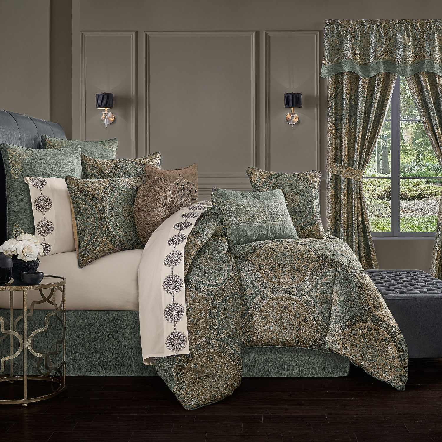 Spa 20inch Square Decorative Throw Pillow
