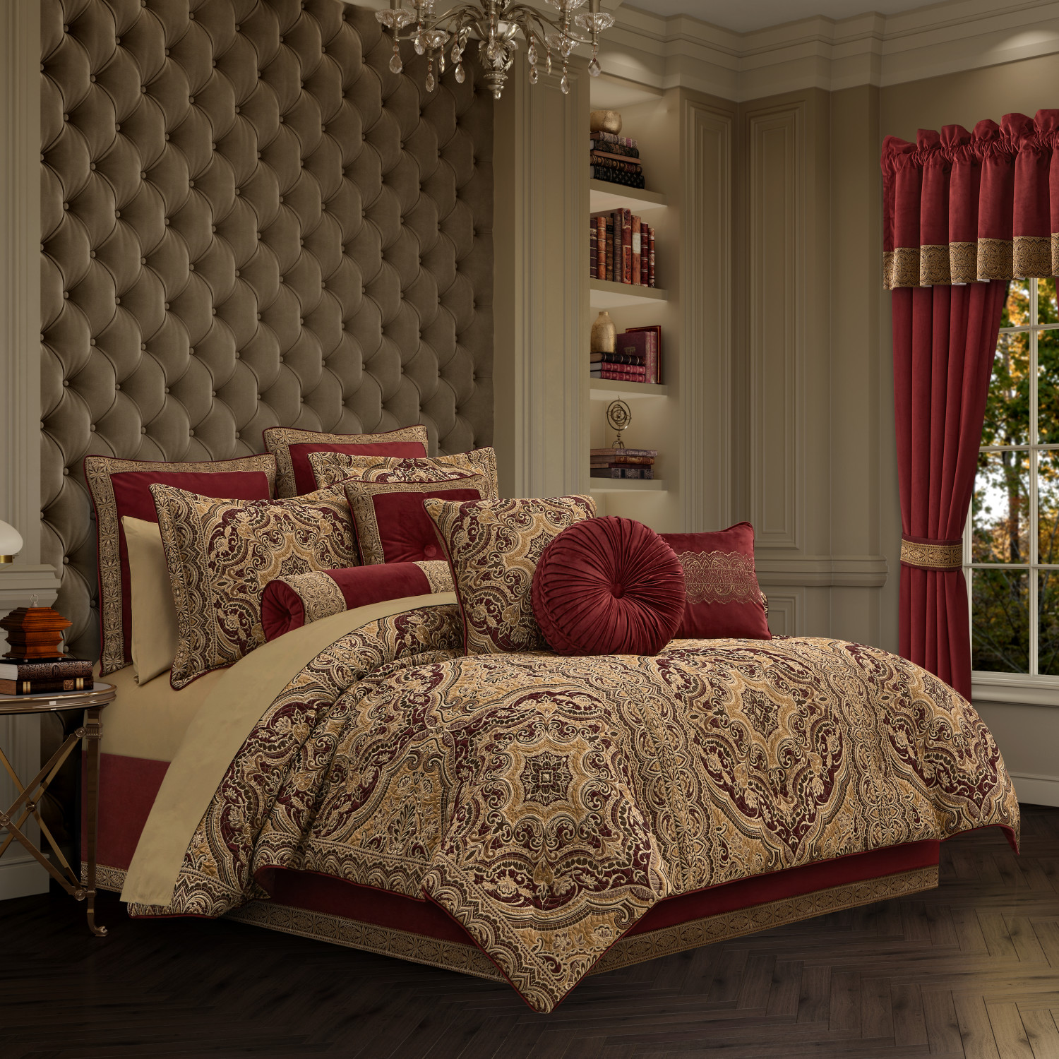 Crimson Euro Sham