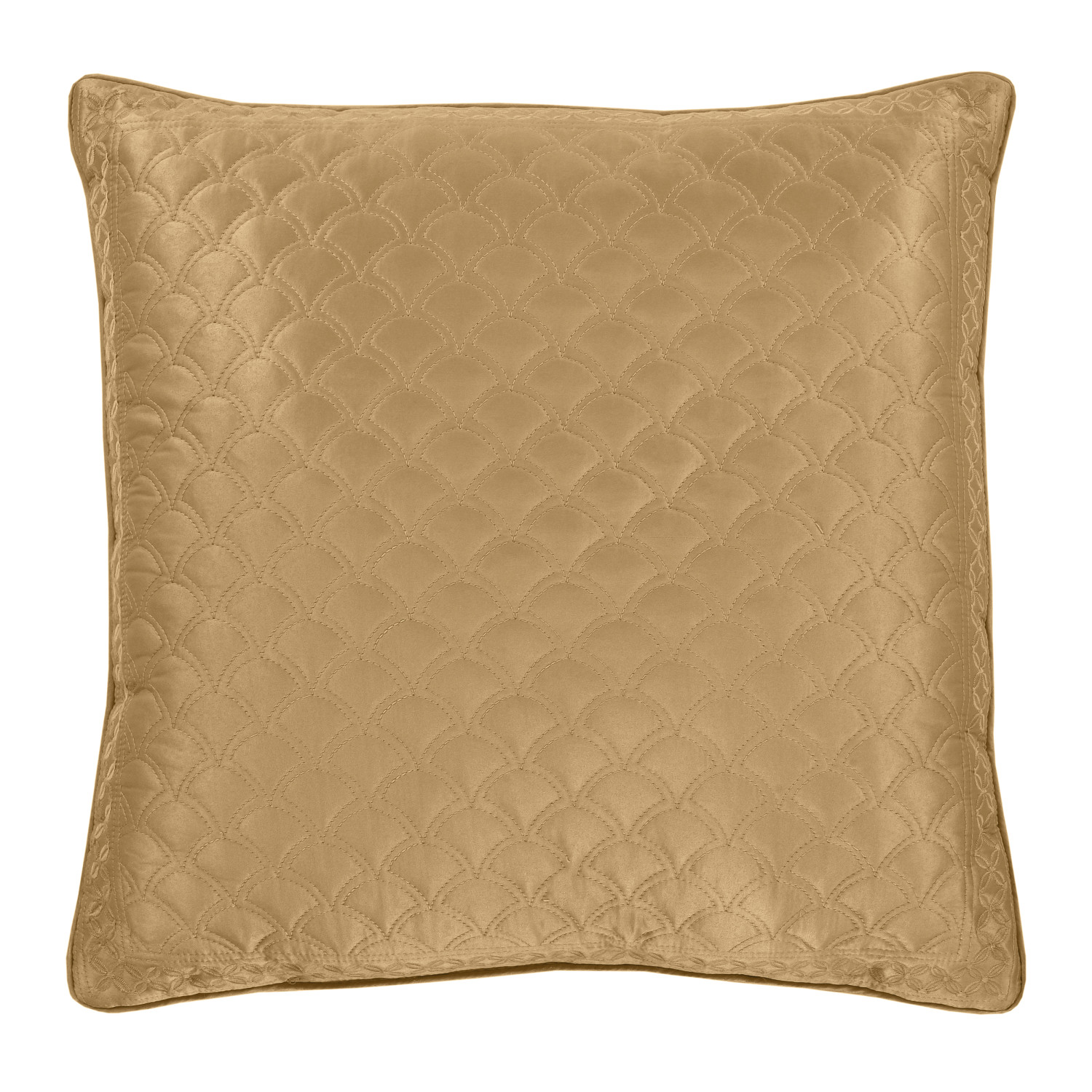 Gold 20inch Square Decorative Throw Pillow