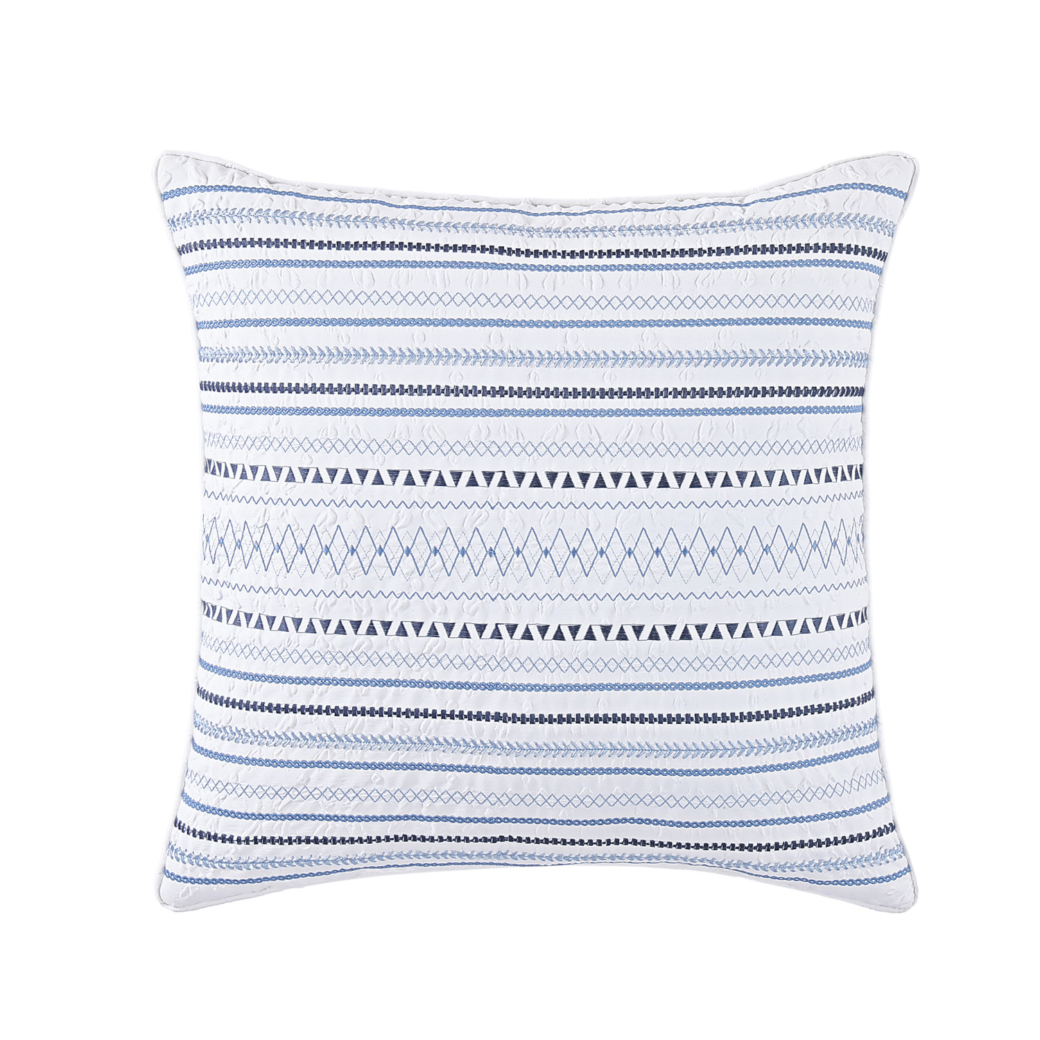 Blue 20inch Square Decorative Throw Pillow