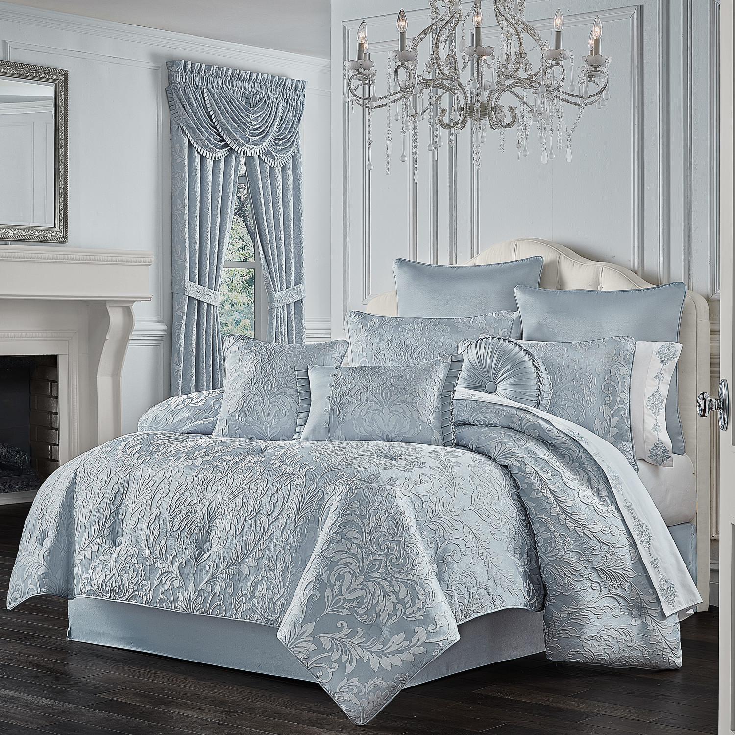 Powder Blue Euro Sham